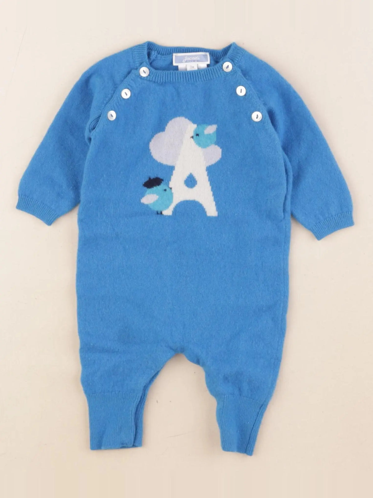 Jacadi - combinaison bleu - 3 mois