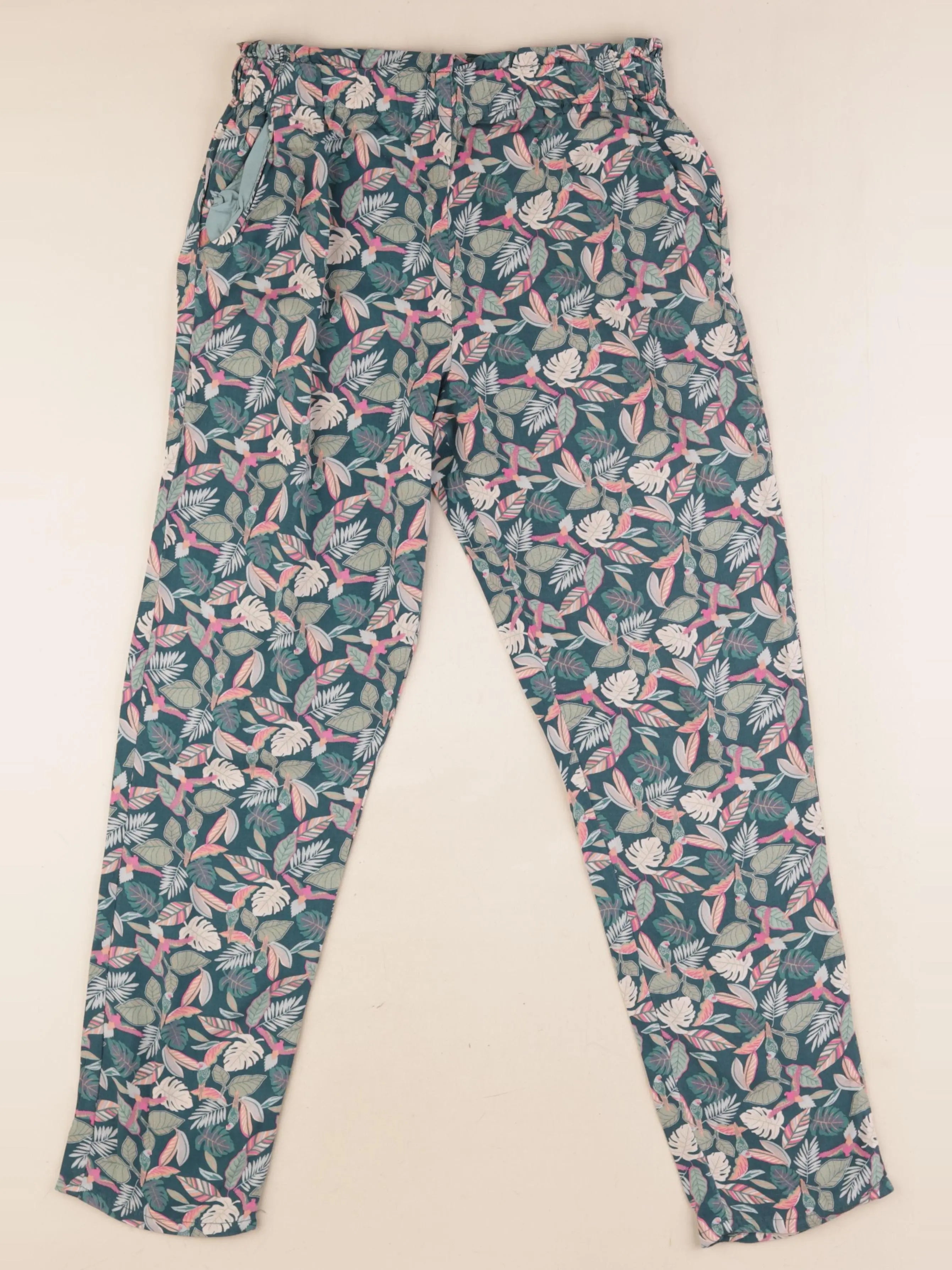 Vertbaudet - pantalon vert - 12 ans