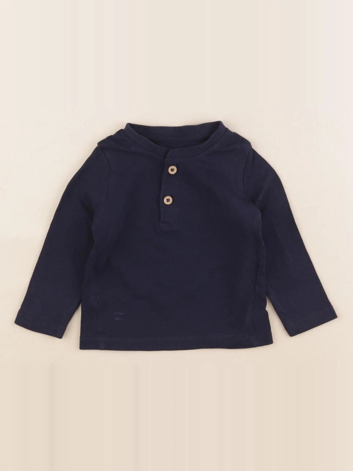 Vertbaudet - tee-shirt bleu - 6 mois