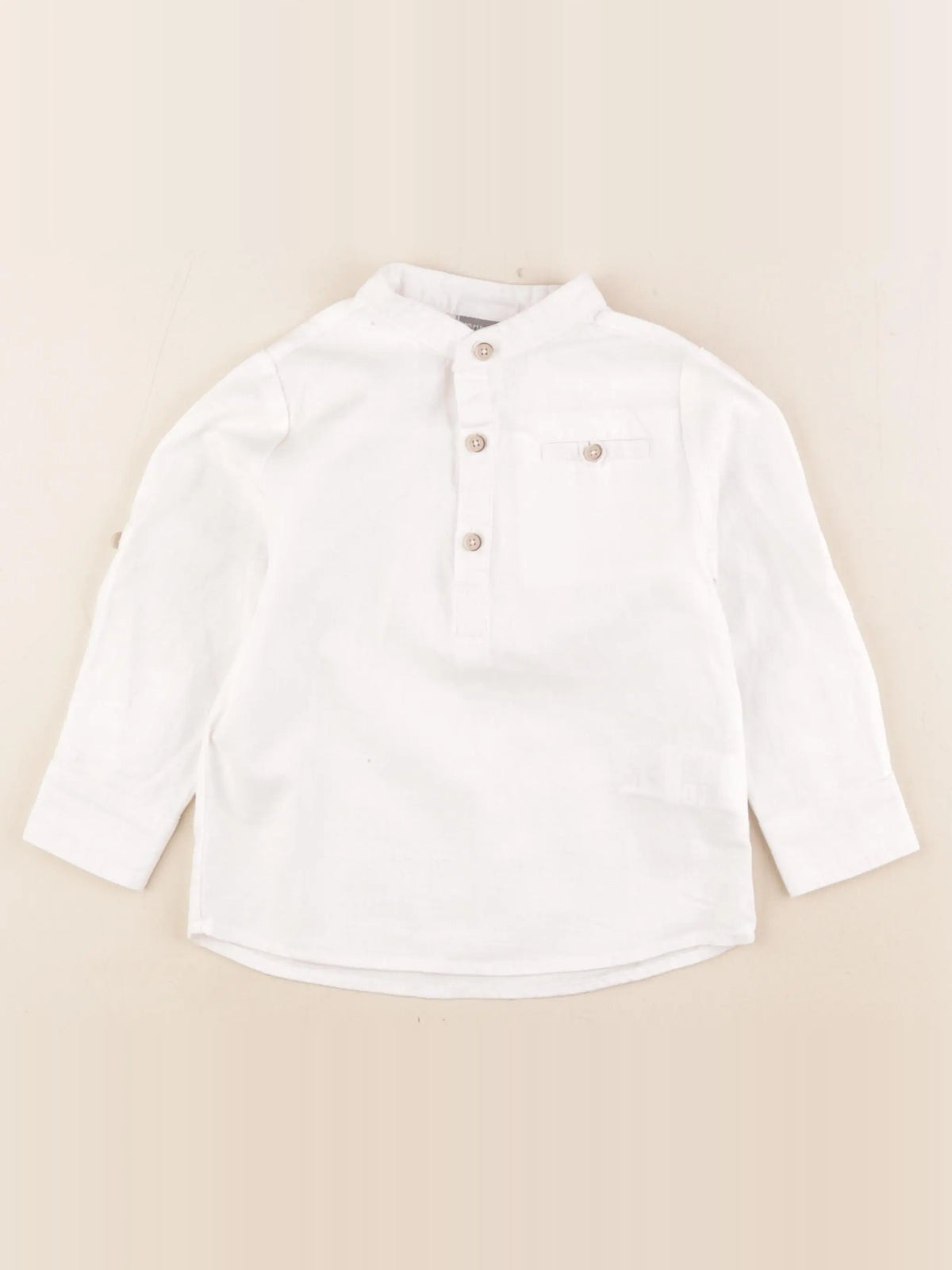 Vertbaudet - chemise blanc - 3 ans