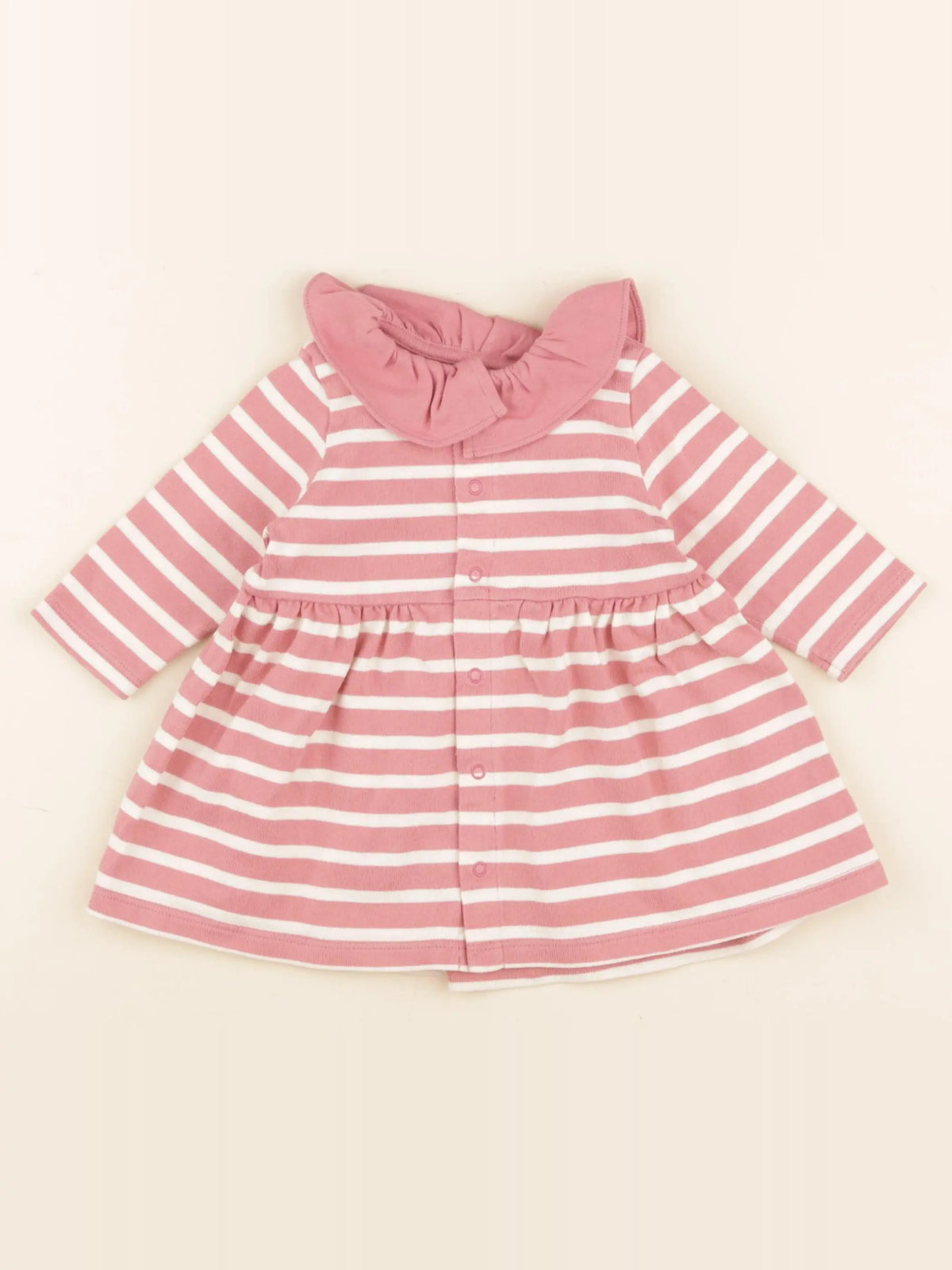 Petit Bateau - robe rose - 6 mois