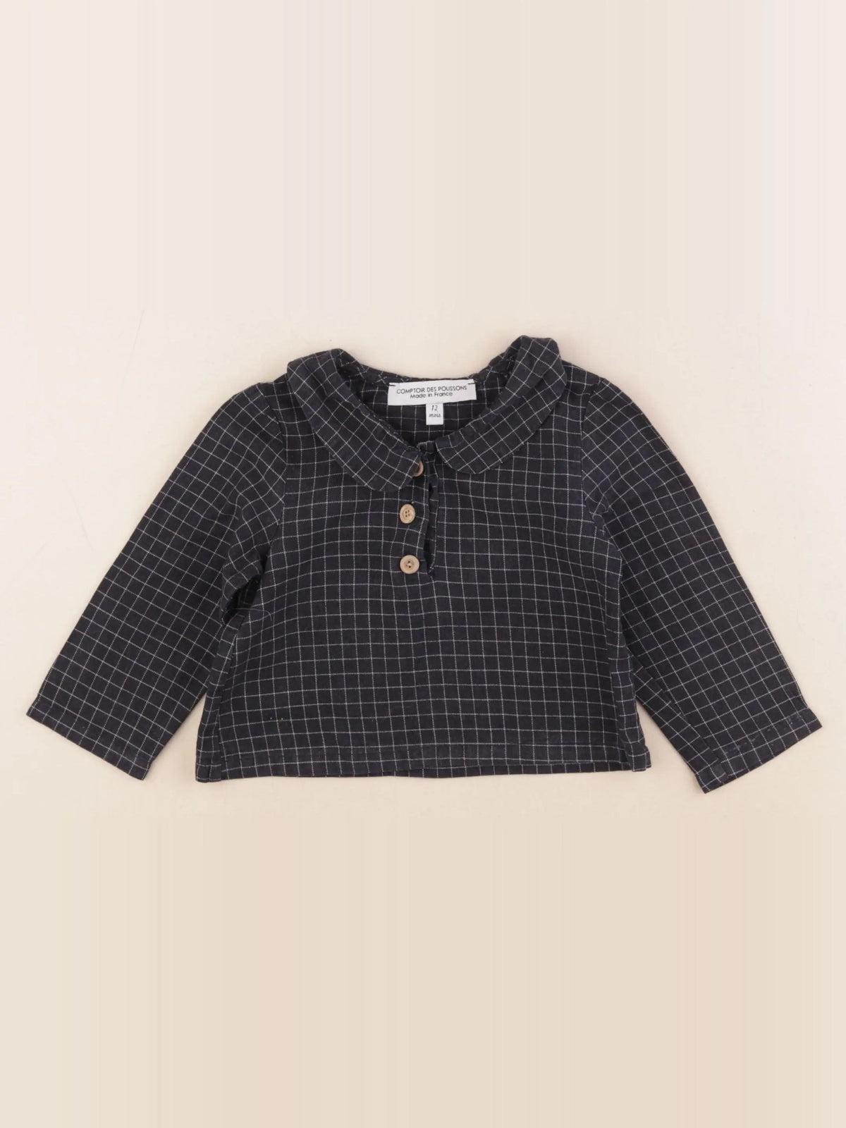 Comptoir des Polissons - blouse noir - 12 mois