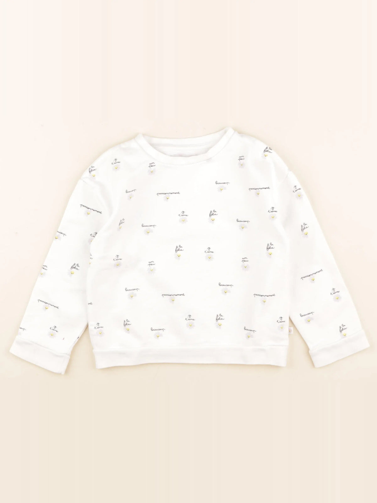 Cadet Rousselle - sweat blanc - 6 ans