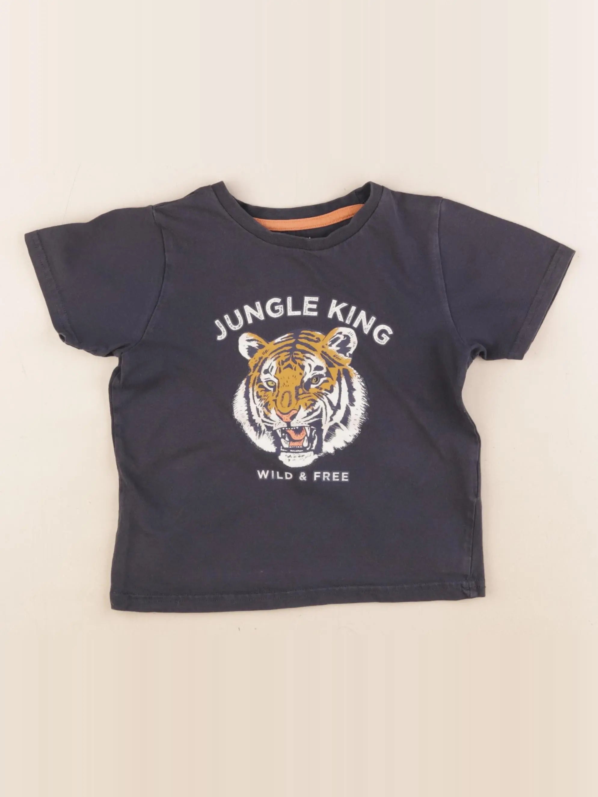 Vertbaudet - tee-shirt gris - 4 ans