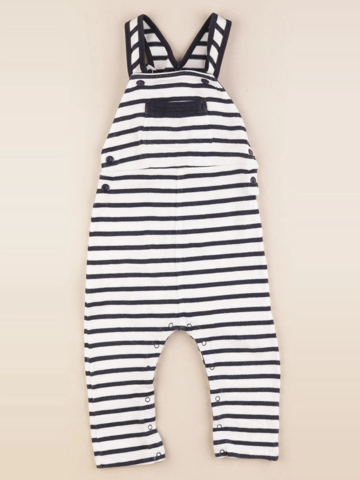 Petit Bateau - combinaison bleu - 24 mois