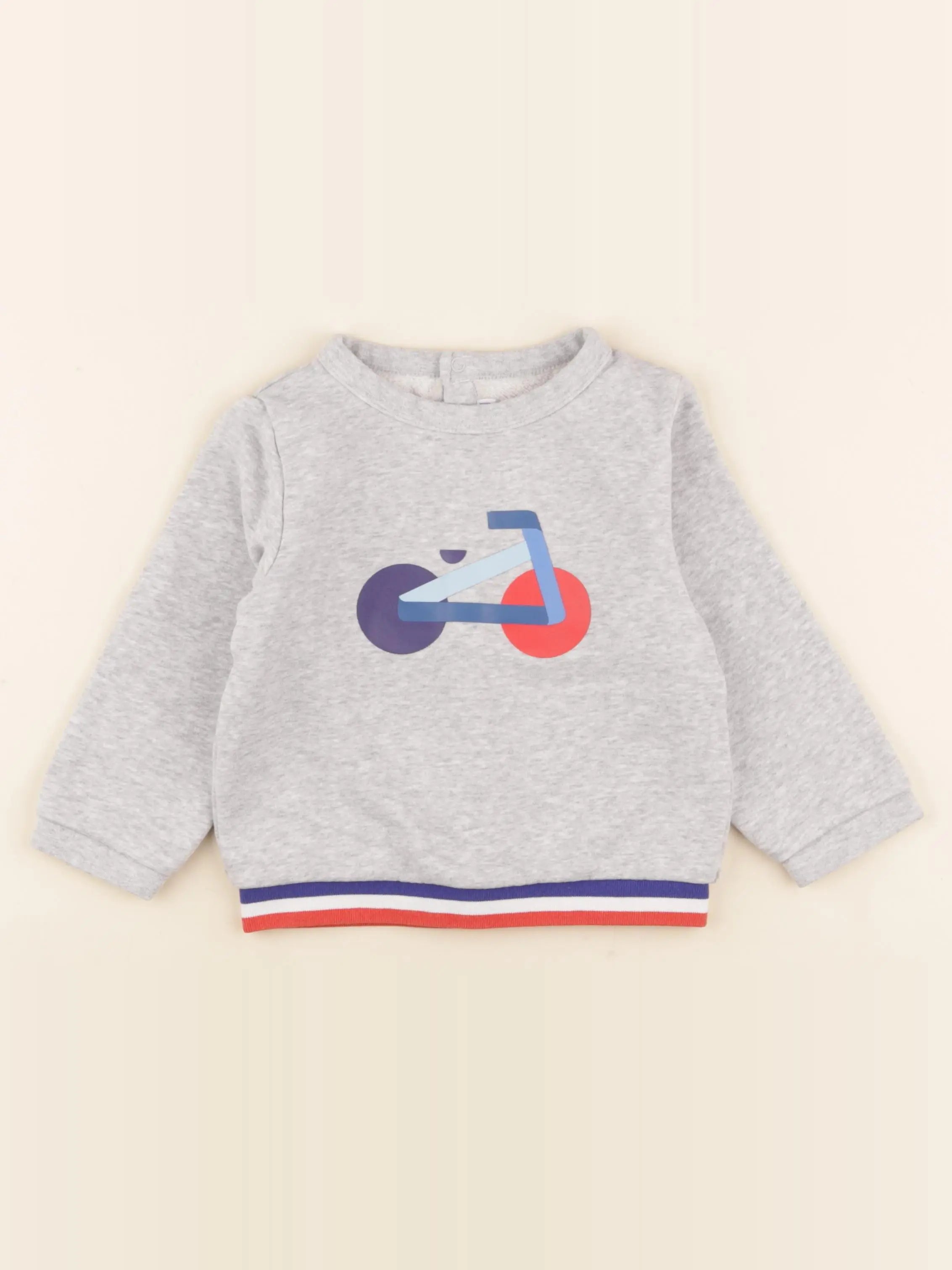 Jacadi - sweat gris - 36 mois