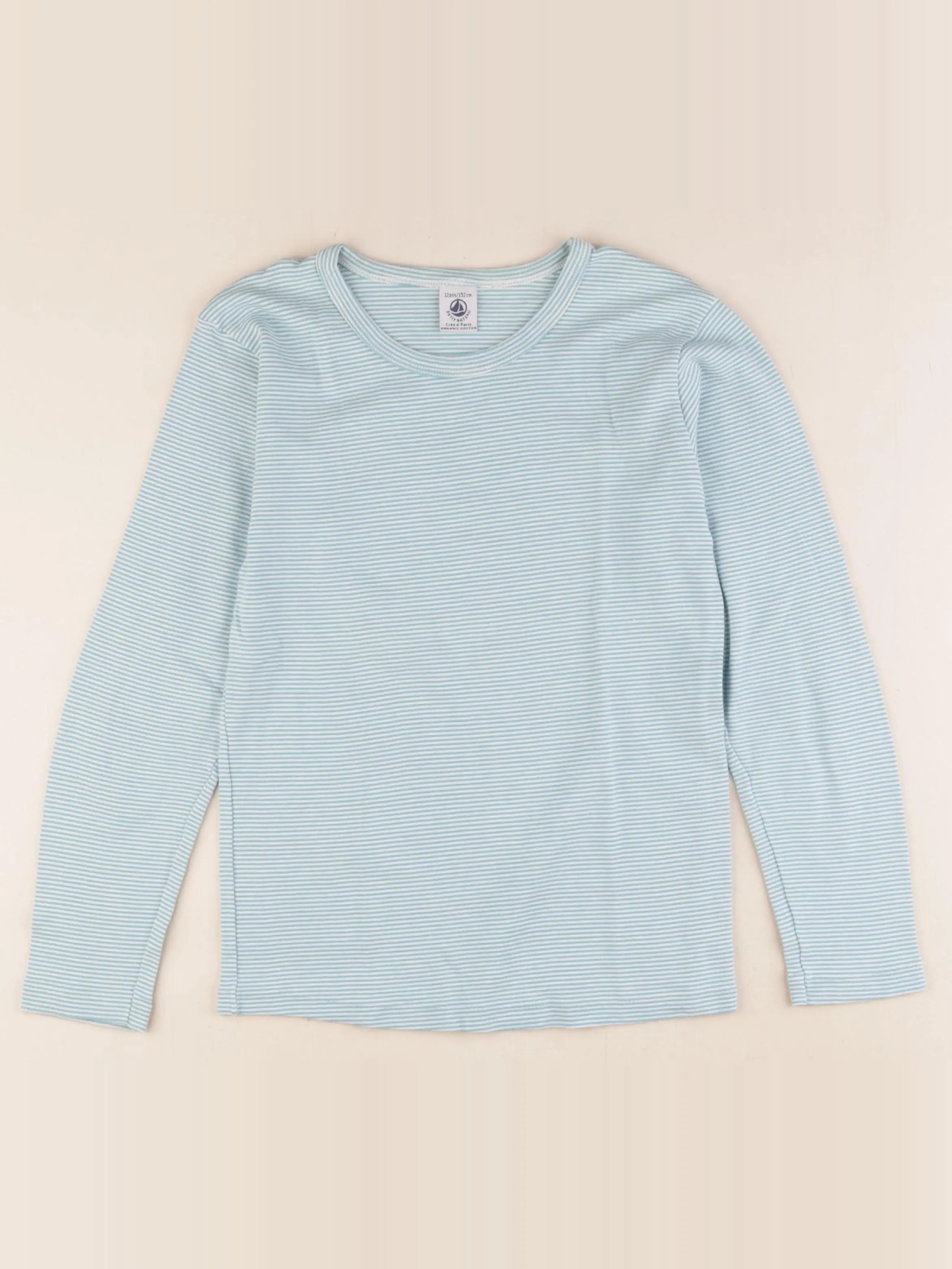Petit Bateau - maillot de corps vert - 12 ans