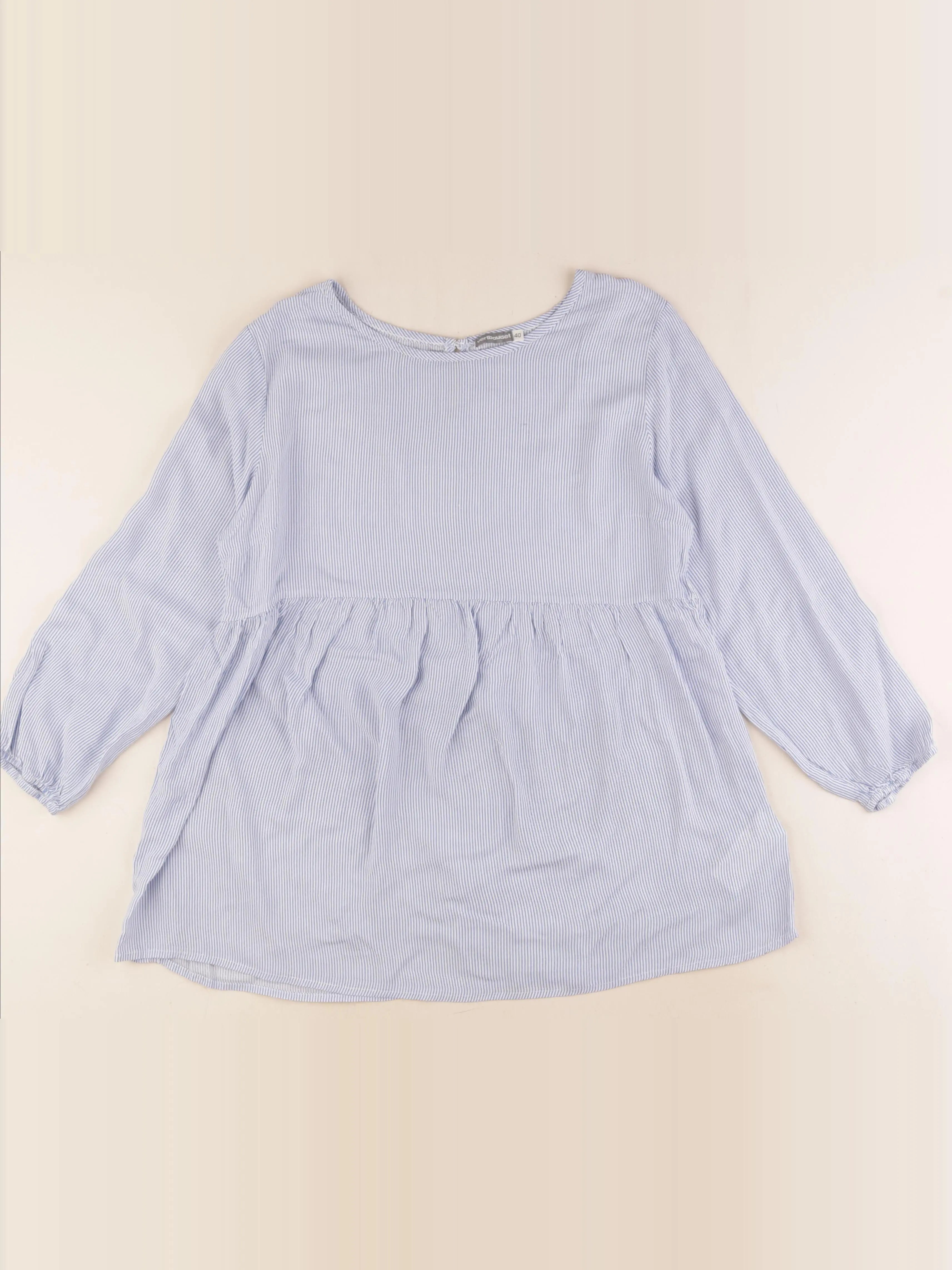 Vertbaudet - blouse grossesse bleu - 40