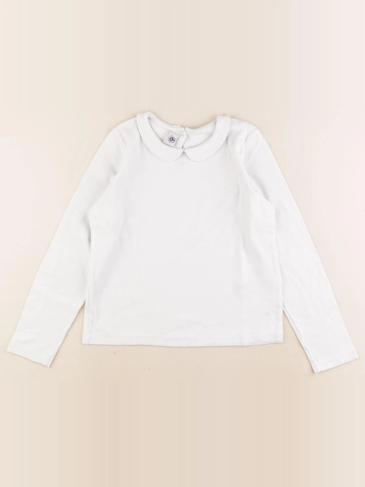 Petit Bateau - tee-shirt blanc - 10 ans