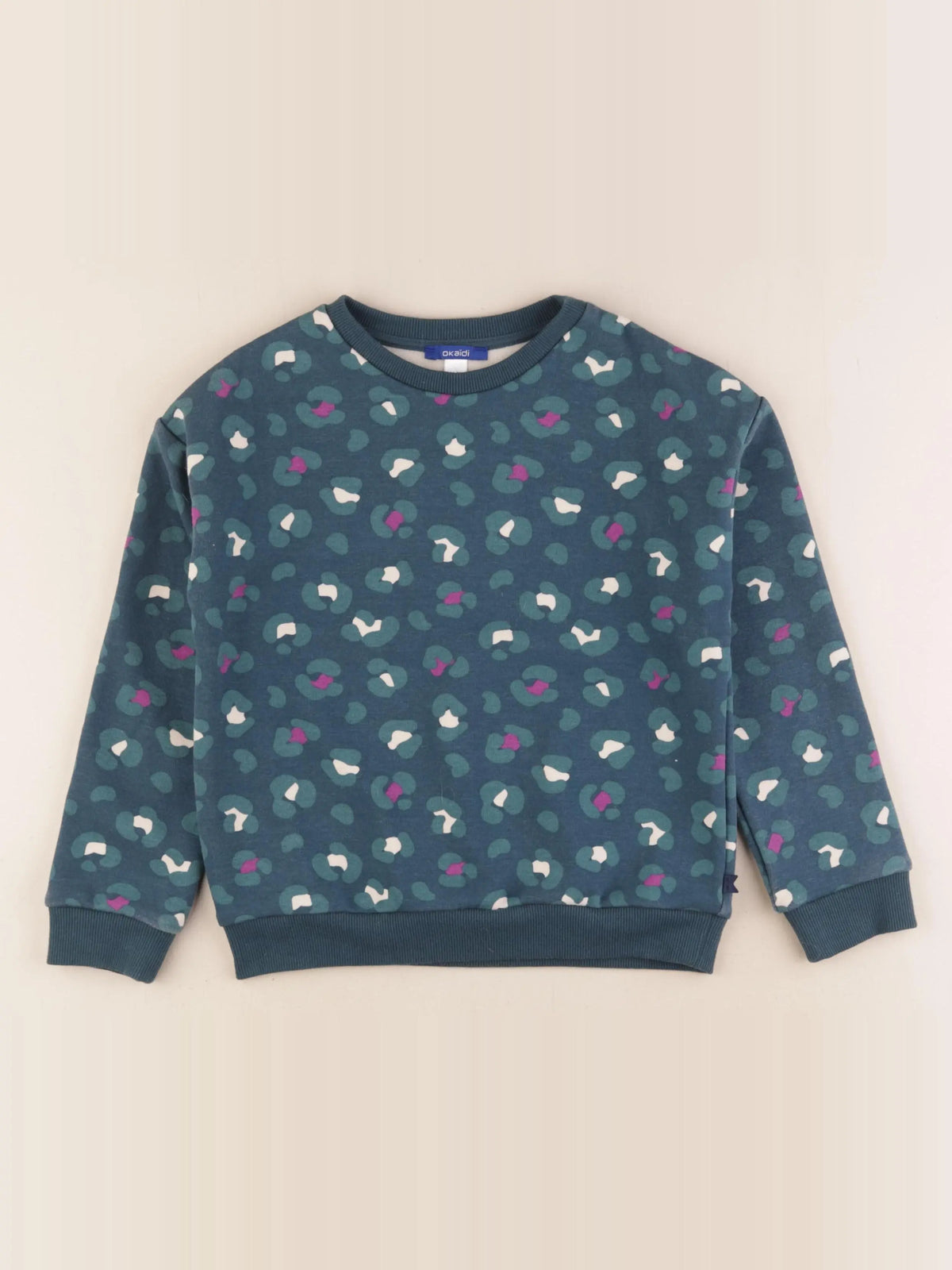 Okaidi - sweat vert - 8 ans