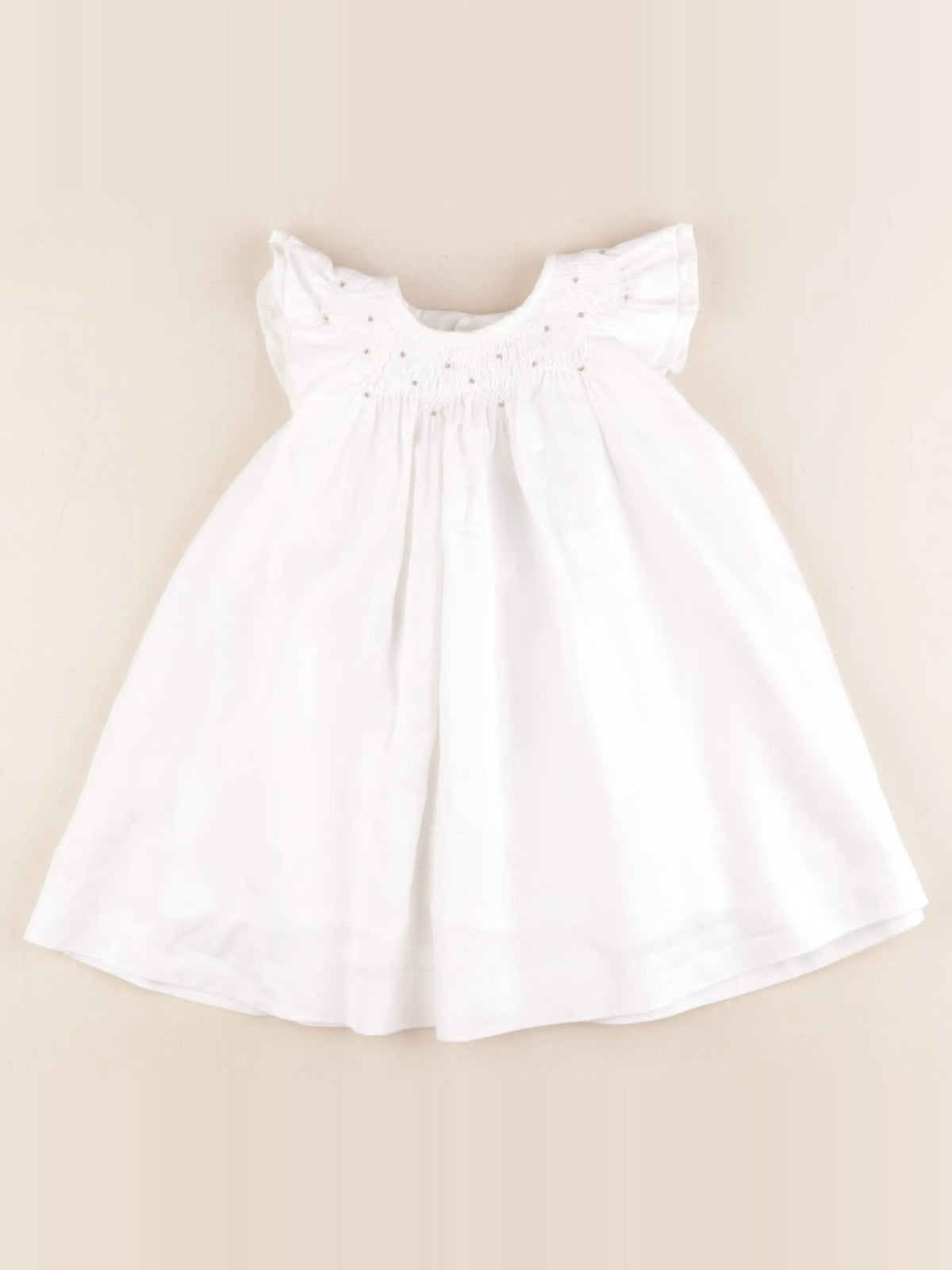 Jacadi - robe blanc - 18 mois