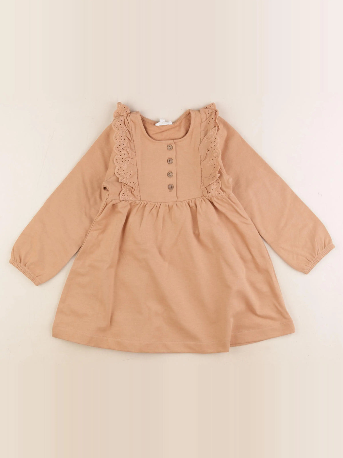 Vertbaudet - robe marron - 36 mois