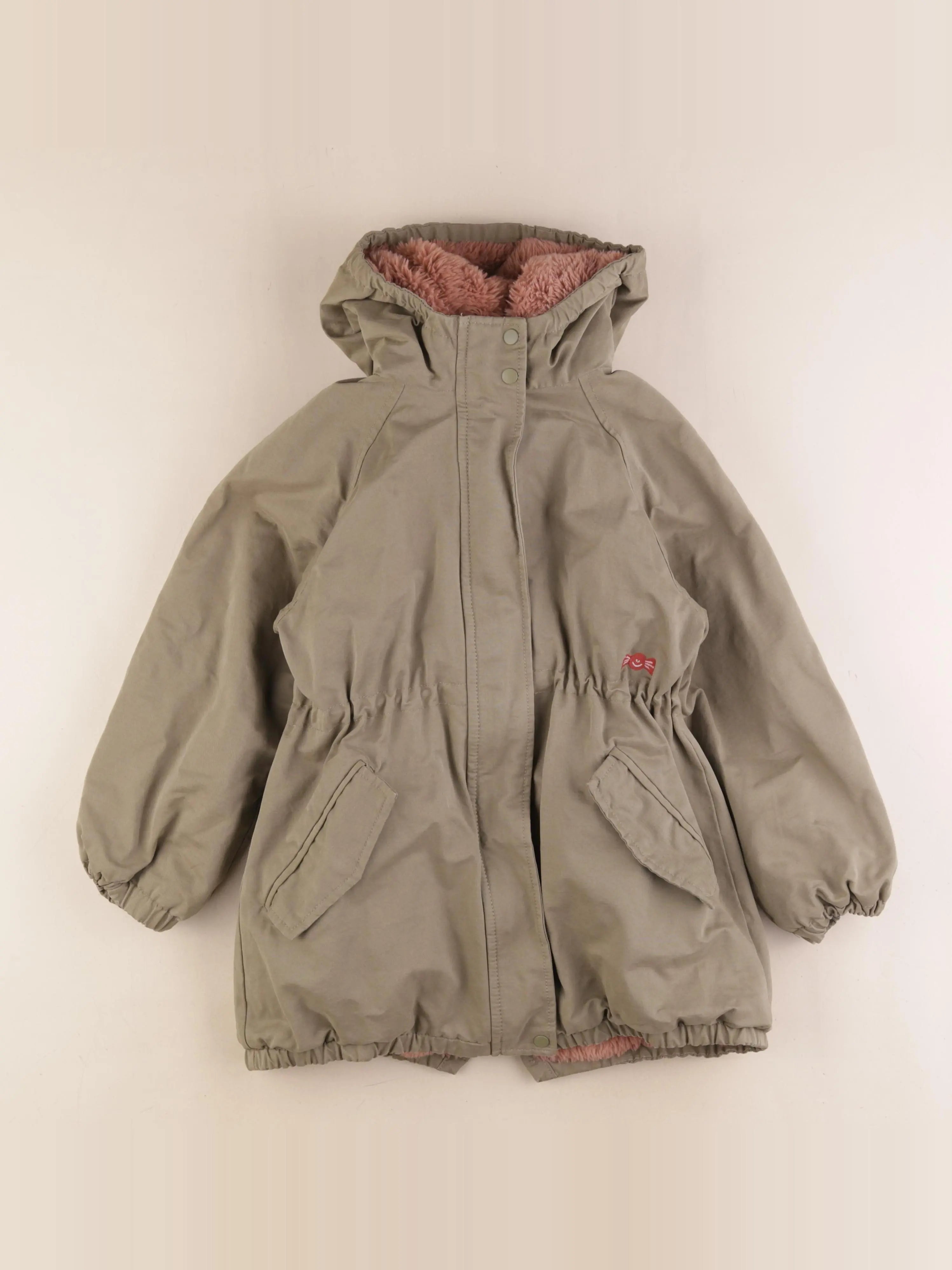 Vertbaudet - parka vert - 9 ans