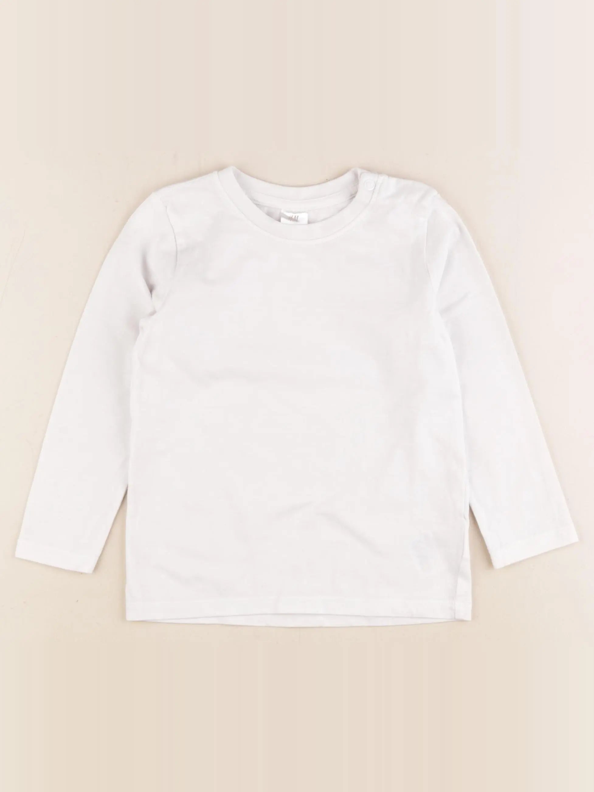 H&M - tee-shirt blanc - 18/24 mois
