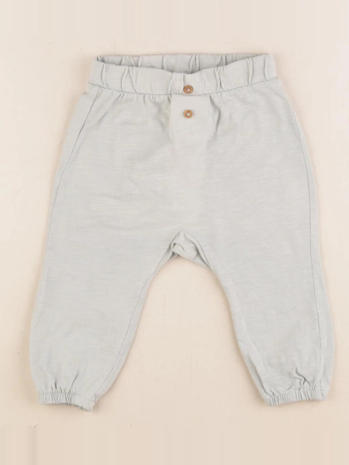 H&M - legging vert - 6/9 mois