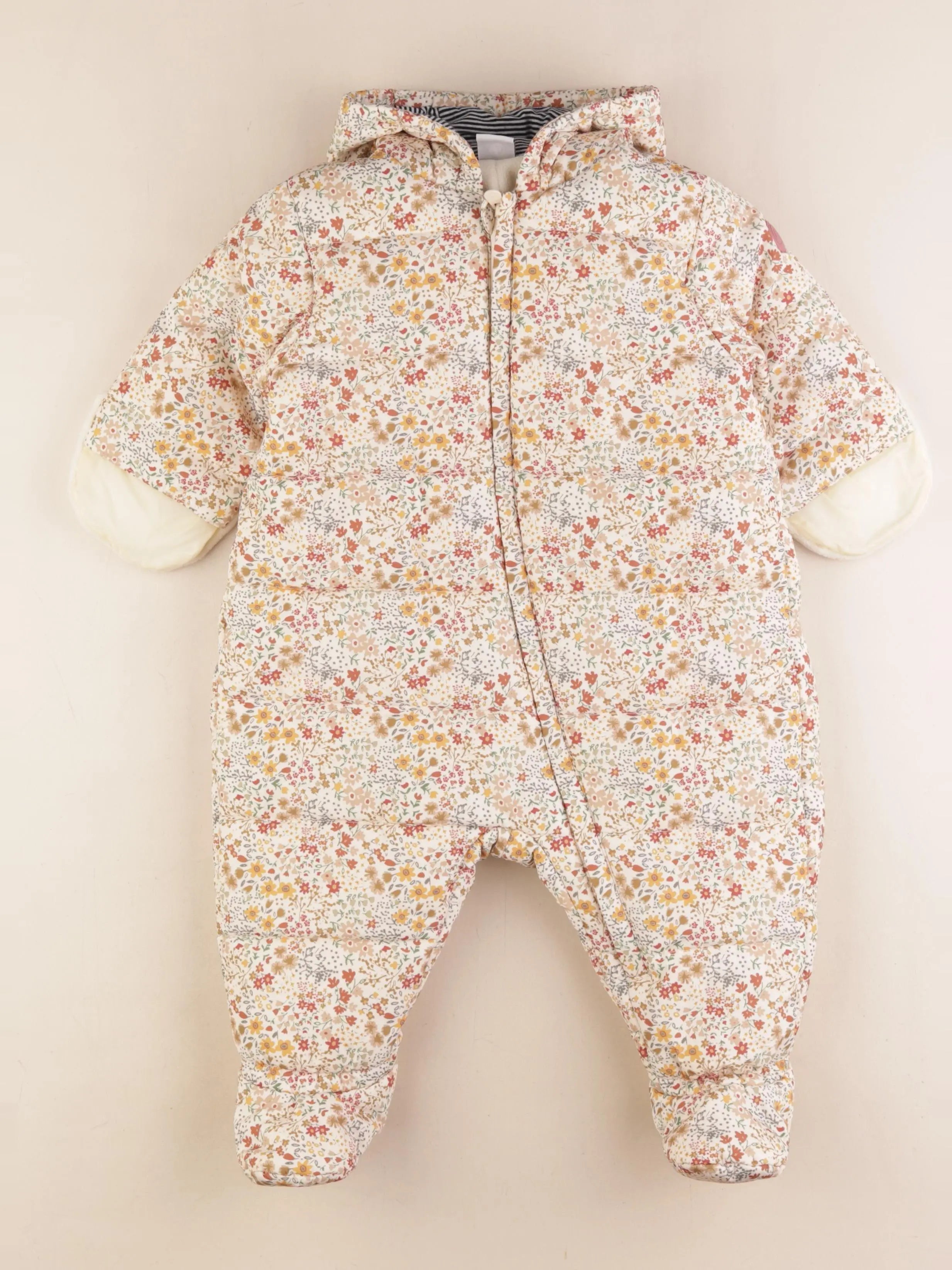 Petit Bateau - combi-pilote multicolore - 12 mois