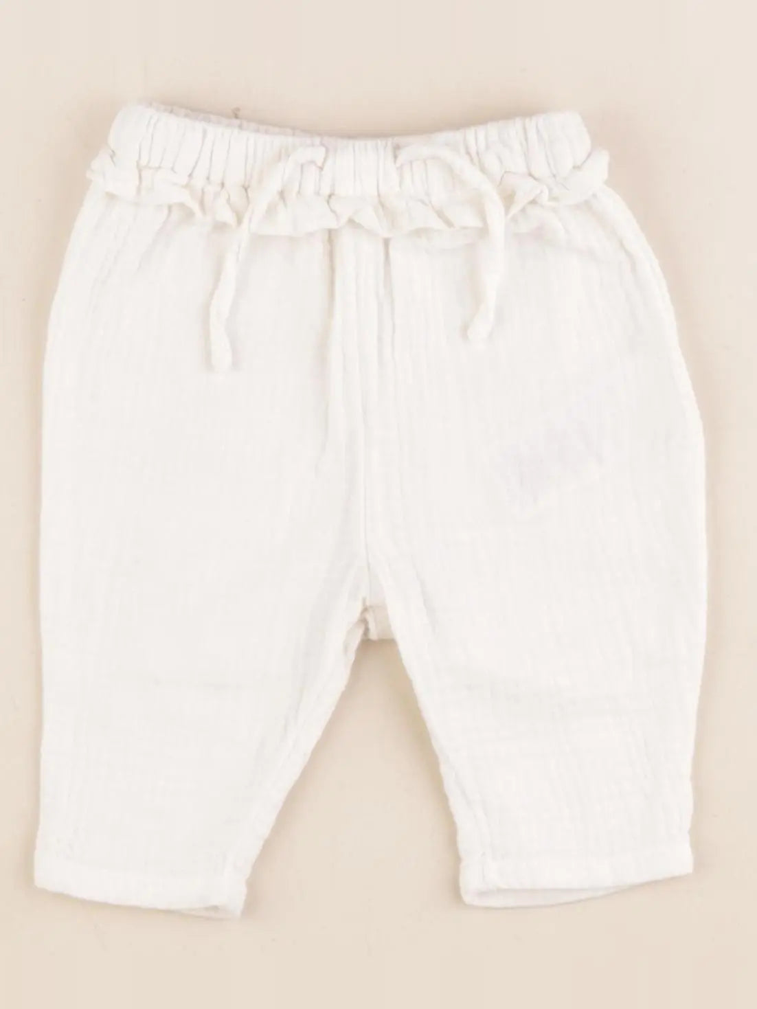 Vertbaudet - pantalon blanc - 3 mois