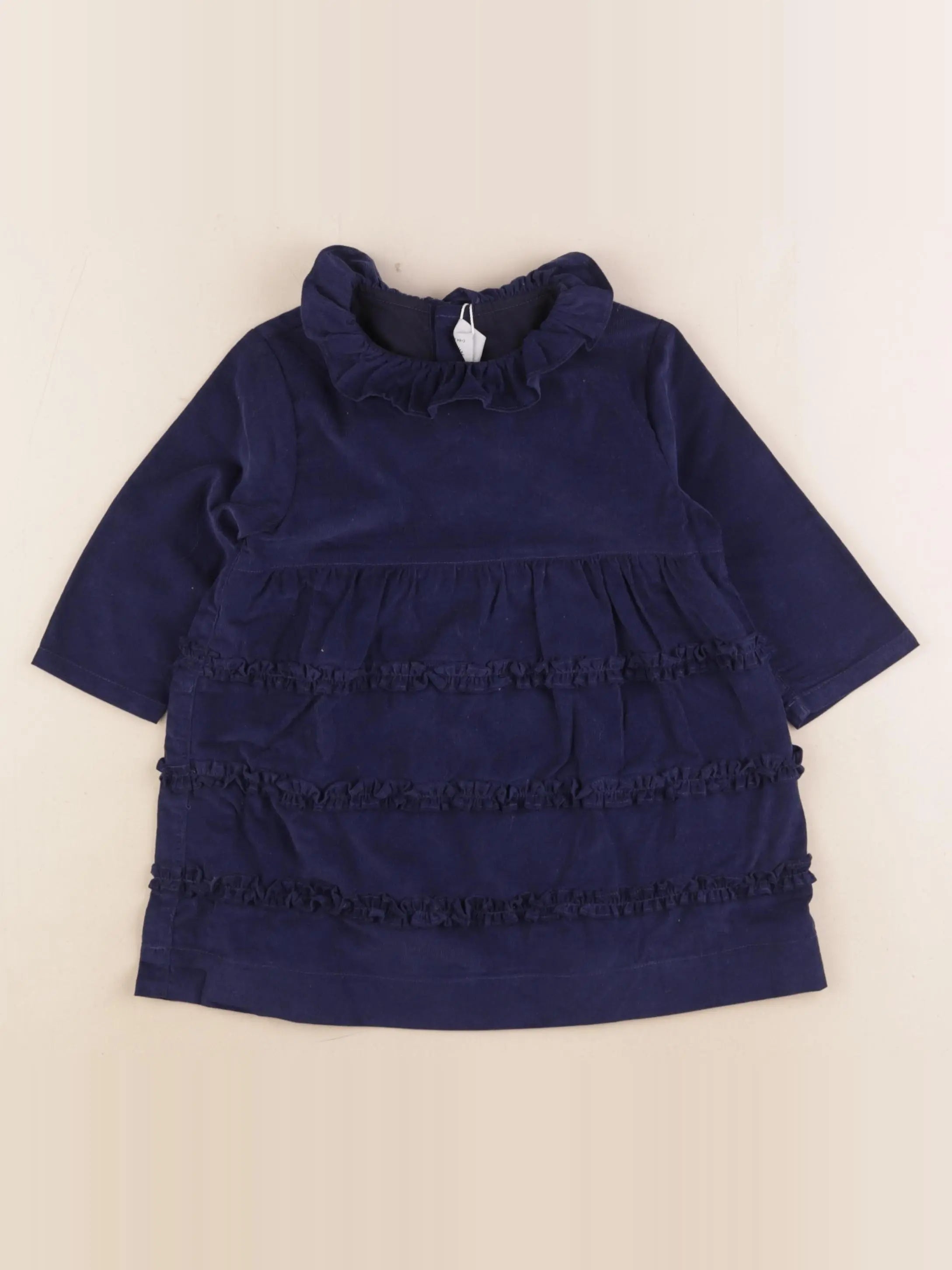 Petit Bateau - robe bleu - 18 mois