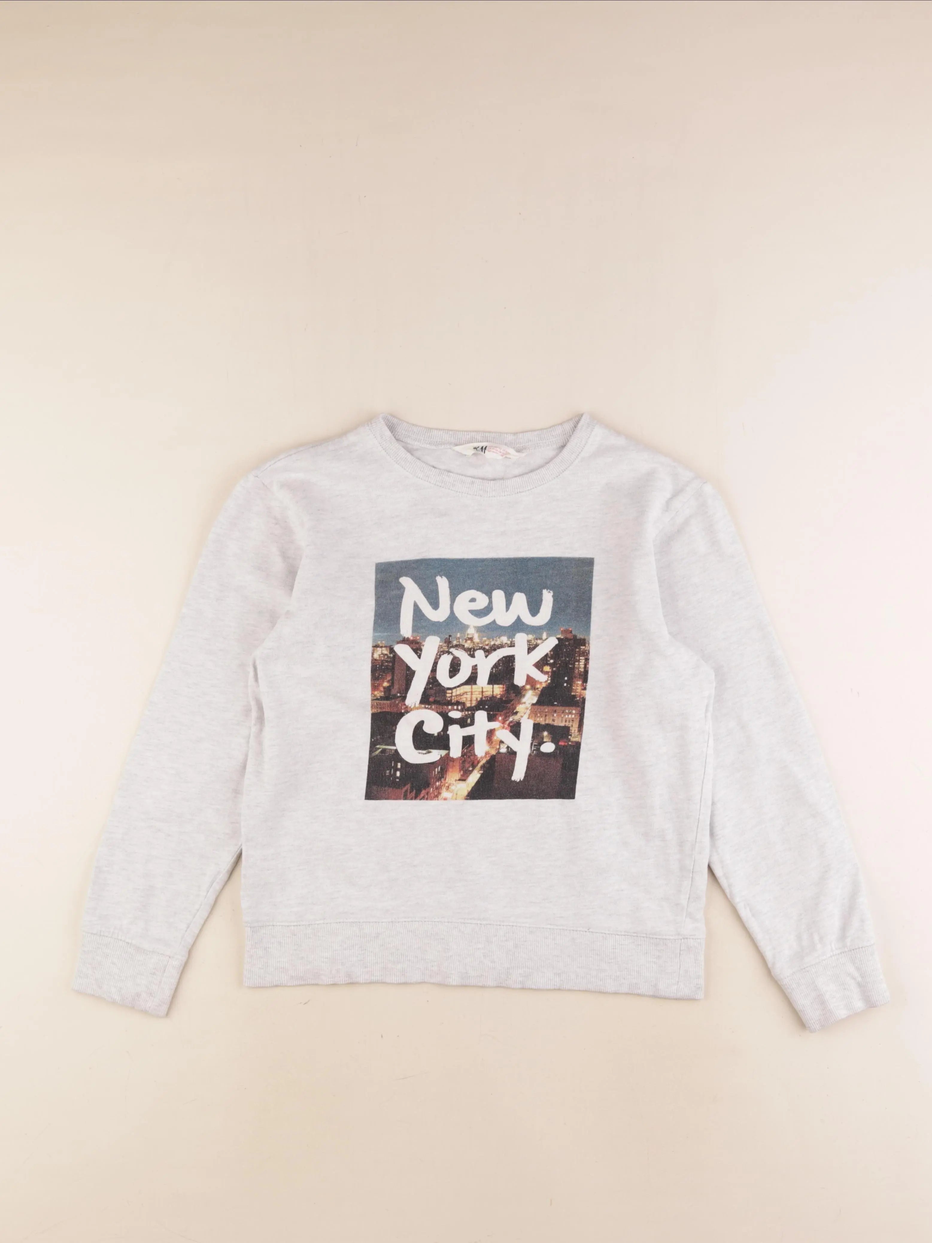 H&M - sweat gris - 10/12 ans