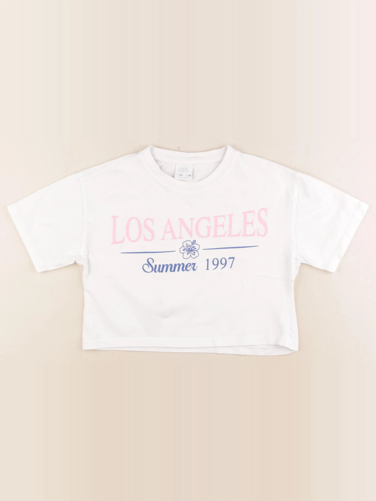 Zara - tee-shirt blanc - 8/9 ans
