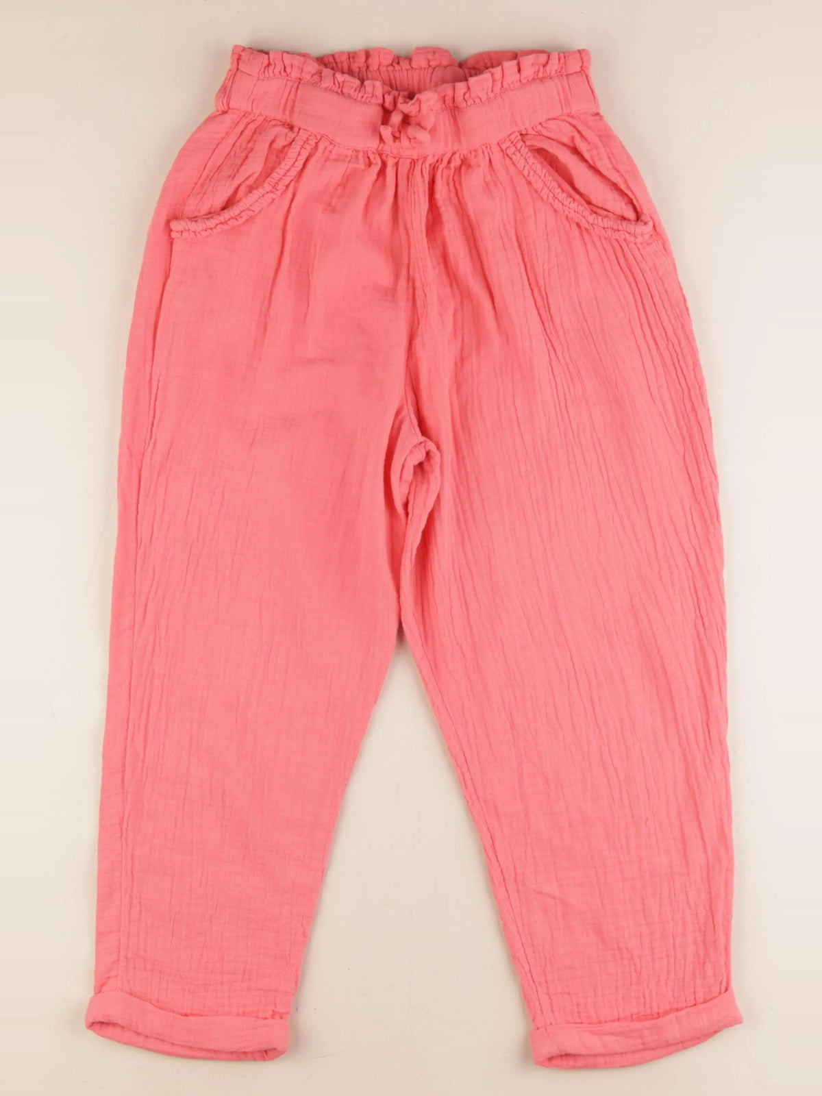 Vertbaudet - pantalon rose - 10 ans