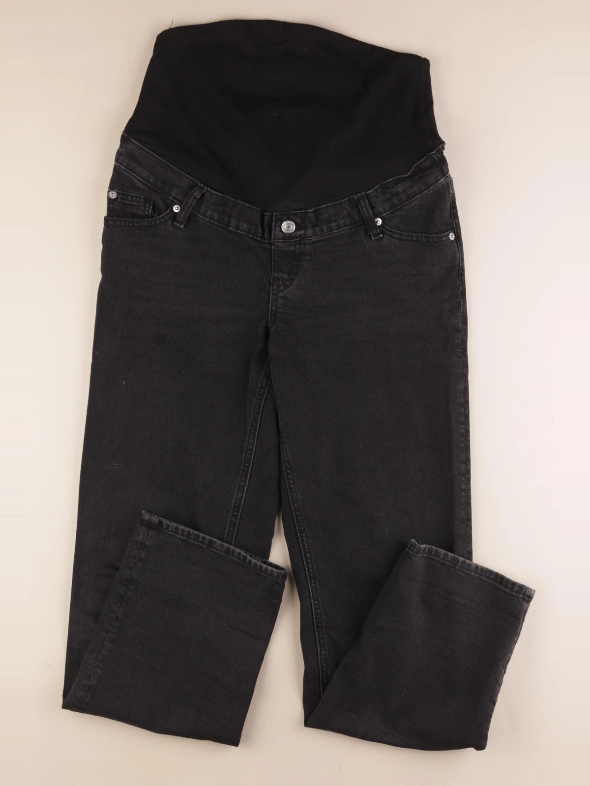 H&M - jean grossesse noir - s