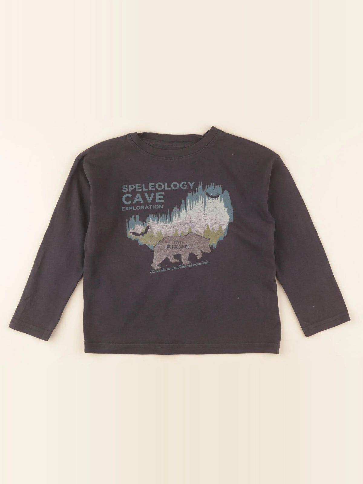 Vertbaudet - tee-shirt noir - 5 ans