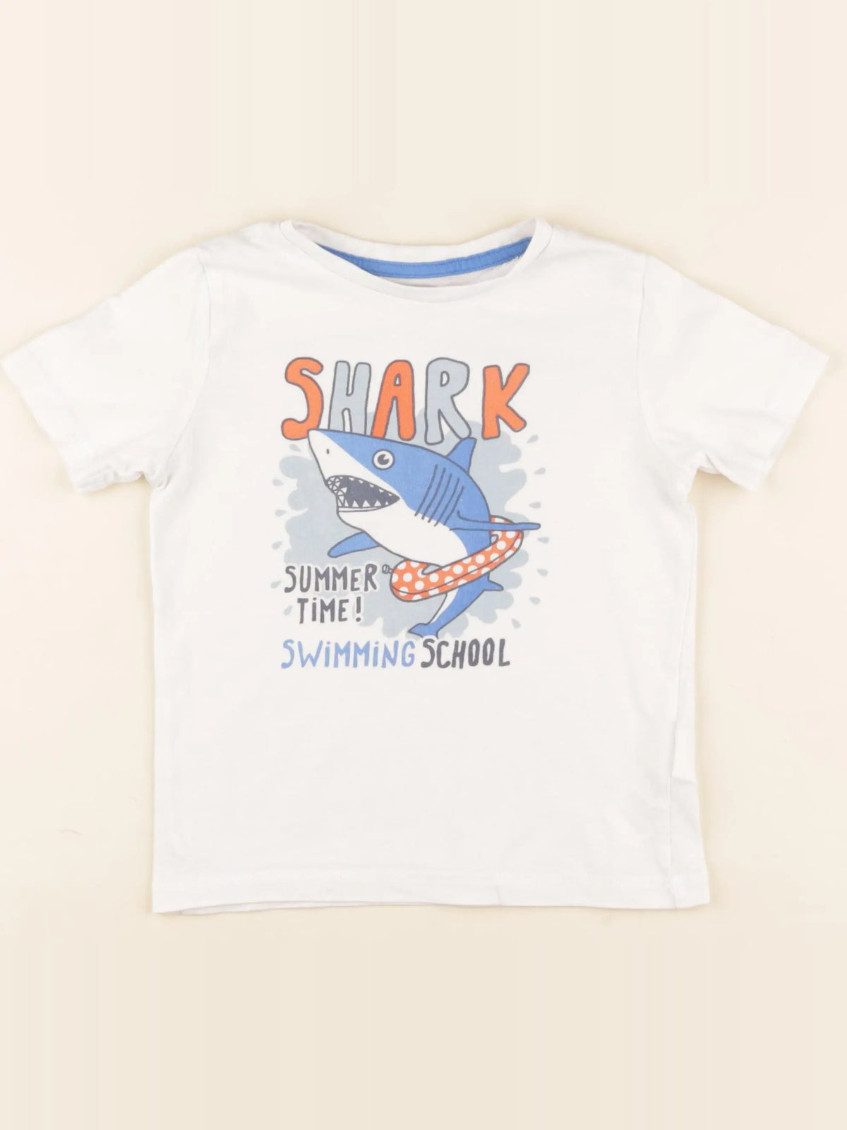 Vertbaudet - tee-shirt blanc - 4 ans