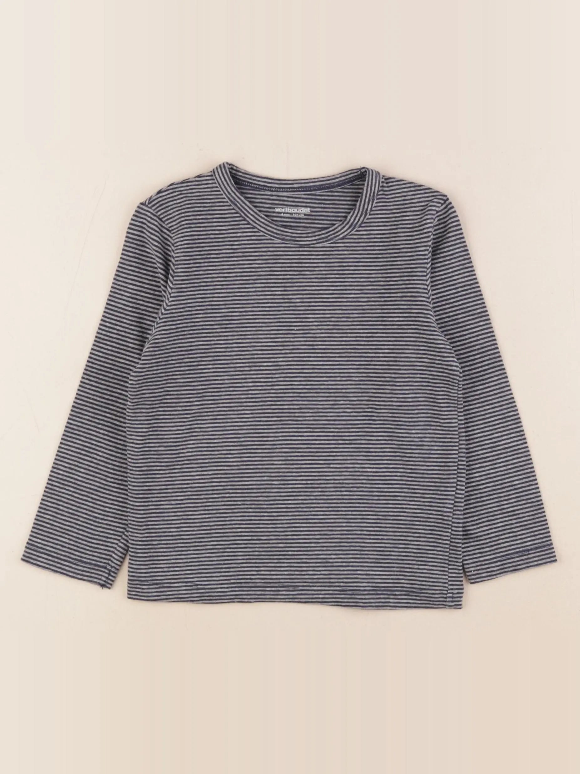 Vertbaudet - maillot de corps bleu - 4 ans