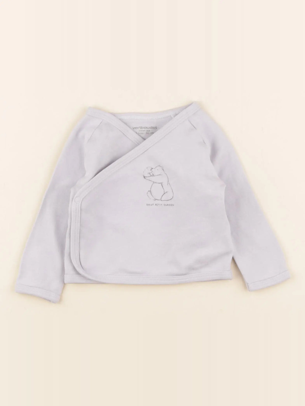 Vertbaudet - tee-shirt bleu - 3 mois