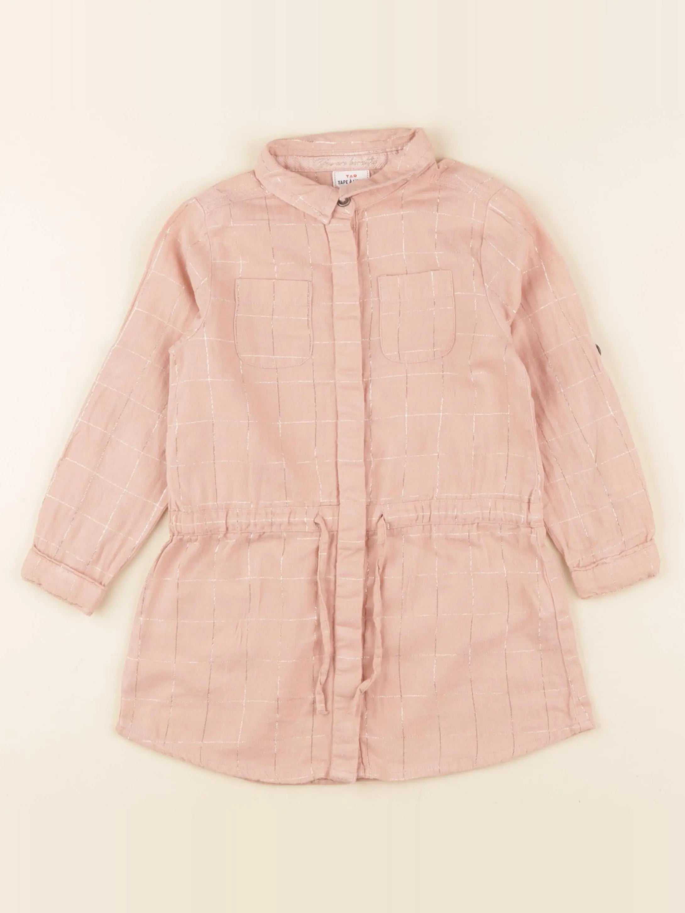 Tape à l'oeil - robe rose, or - 3 ans