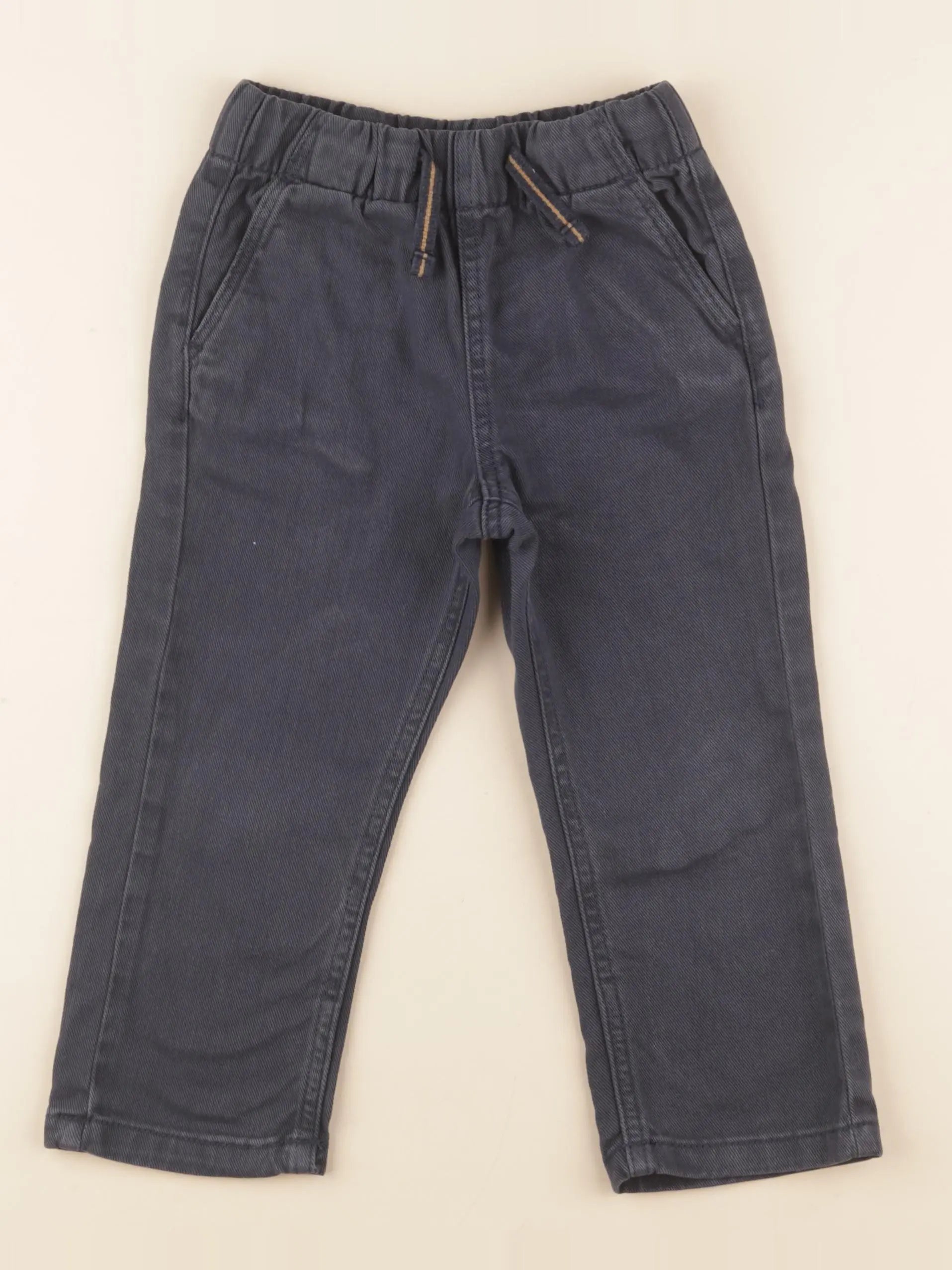 Vertbaudet - pantalon bleu - 3 ans