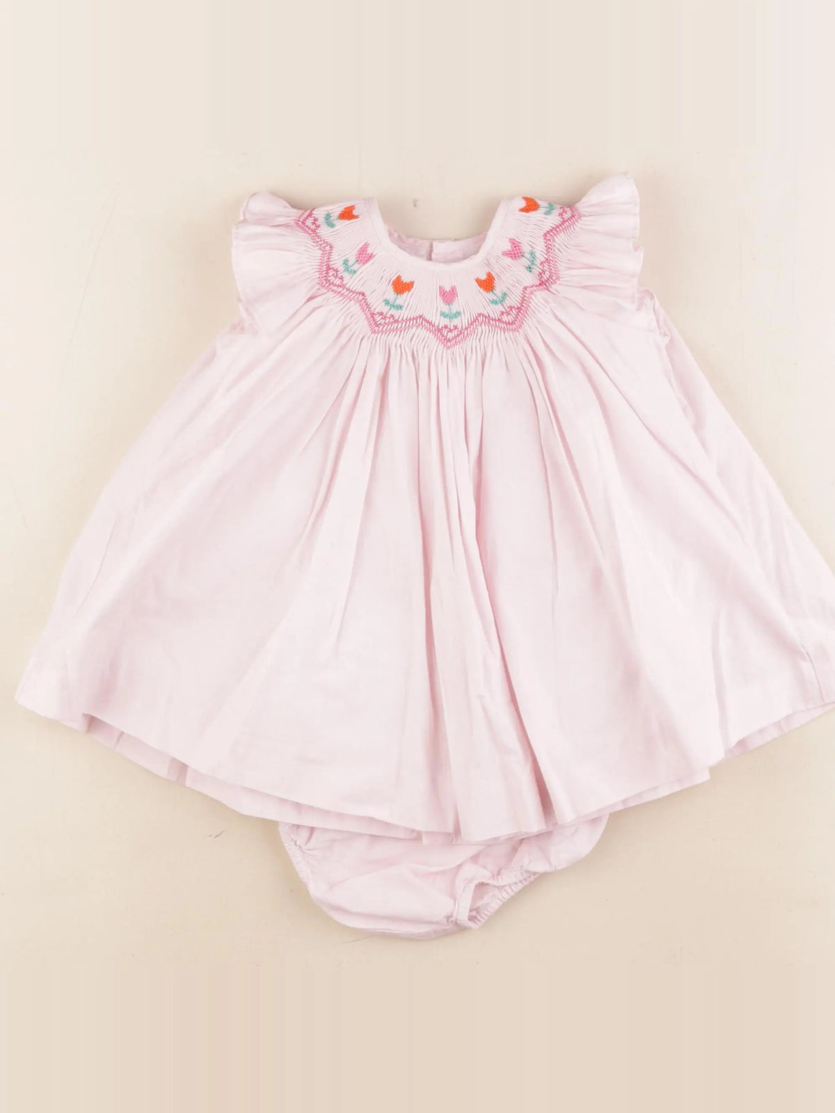 Jacadi - robe rose - 12 mois