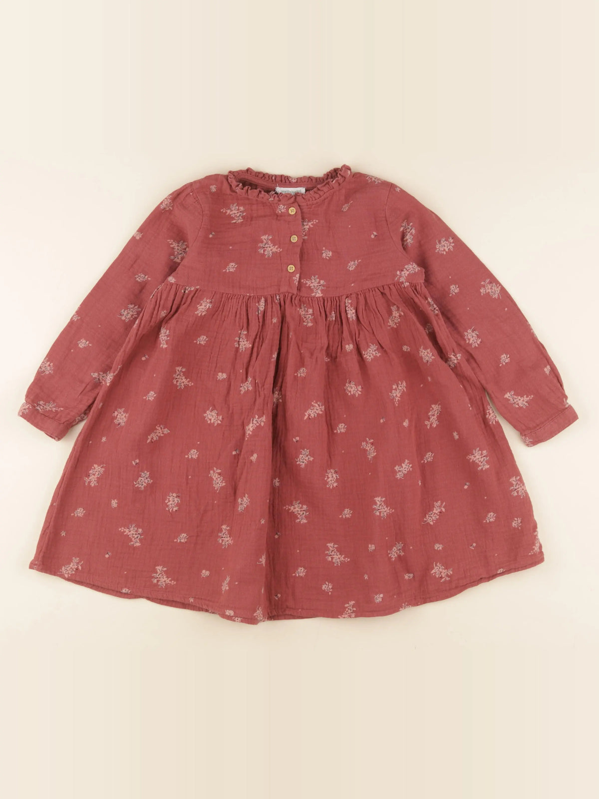 Vertbaudet - robe rose - 5 ans