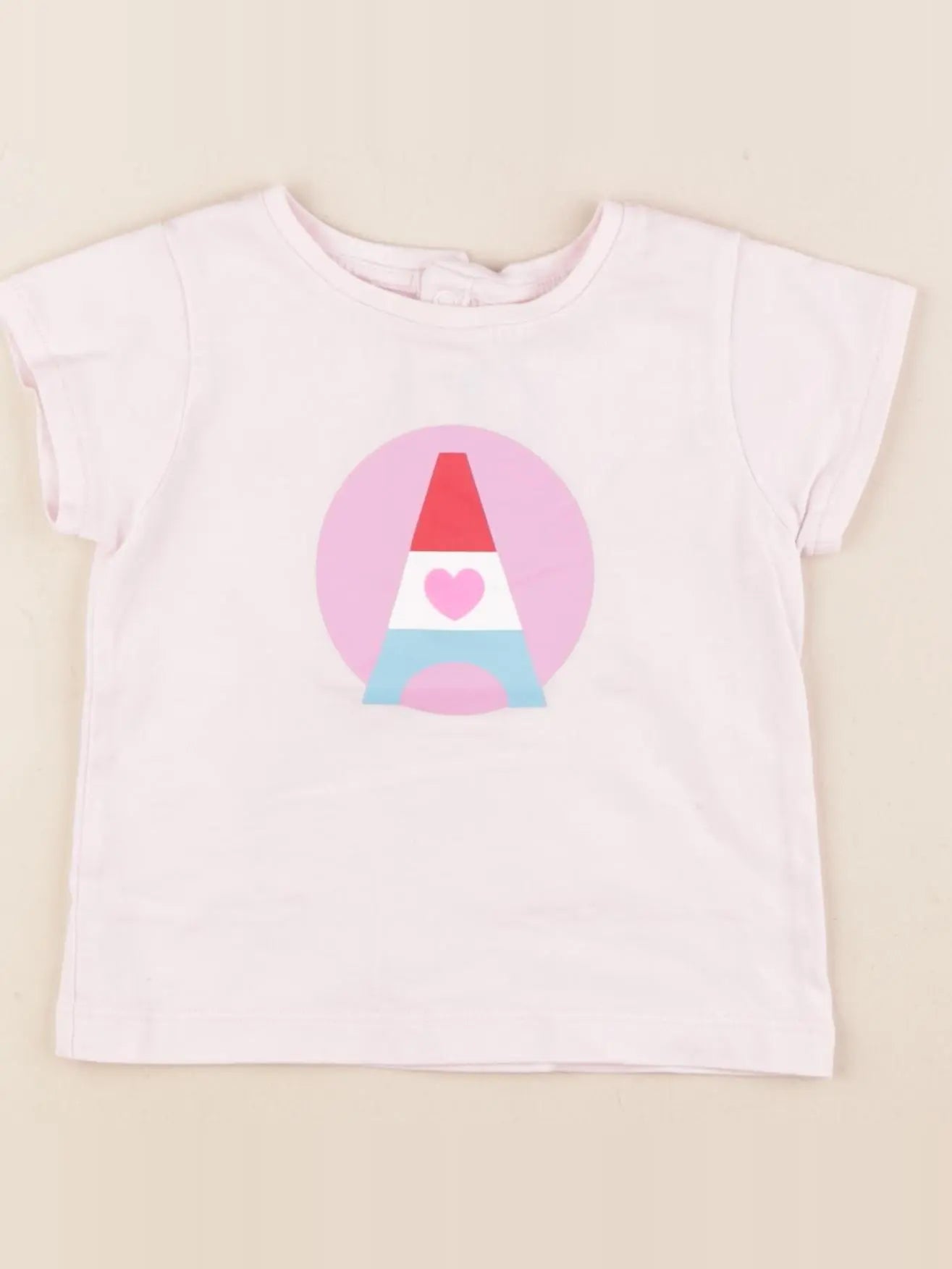 Jacadi - tee-shirt rose - 18 mois