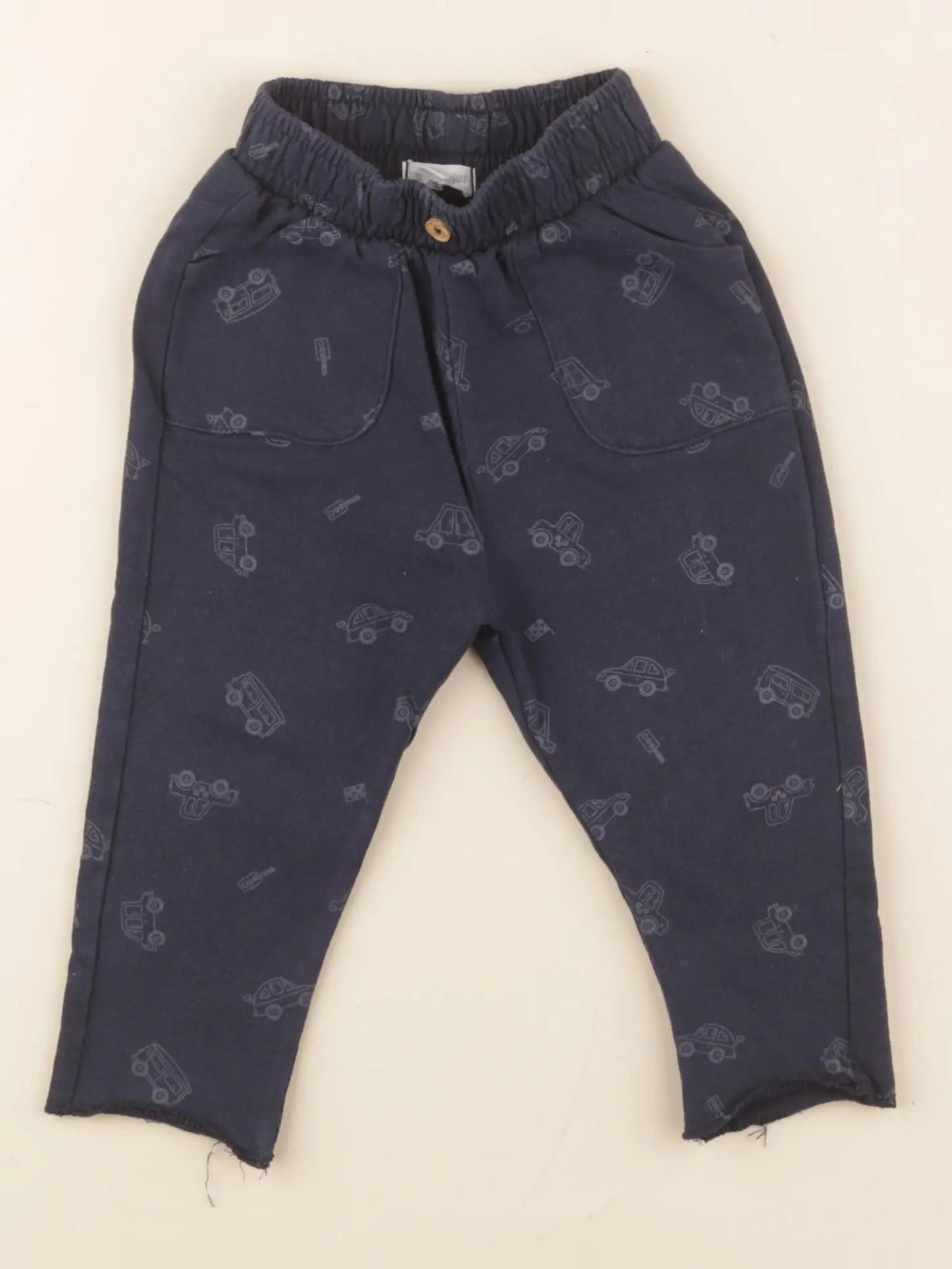 Vertbaudet - pantalon bleu - 6 mois