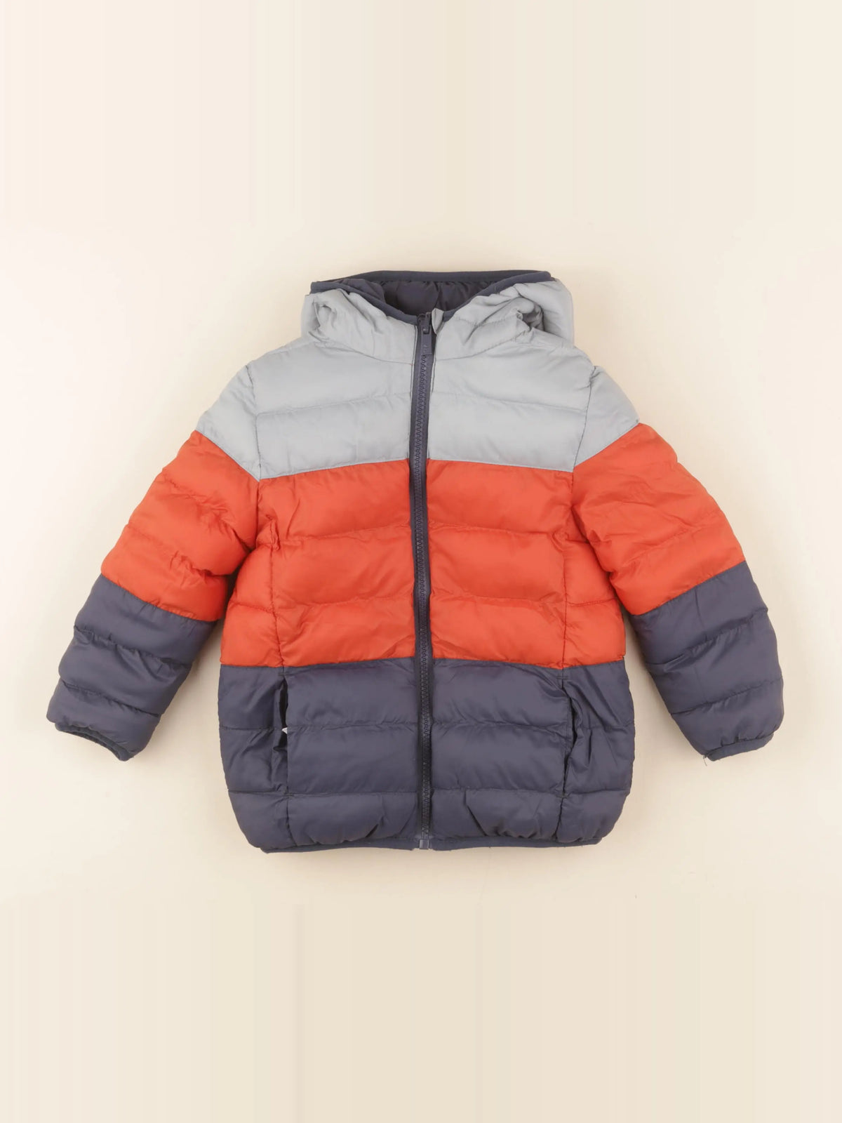 Vertbaudet - doudoune bleu - 4 ans