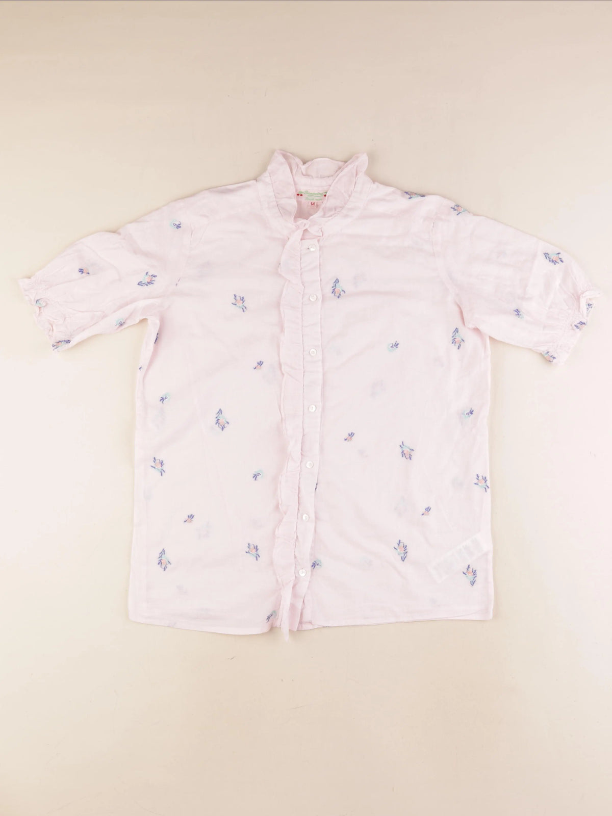 Bonpoint - chemise rose - 14 ans
