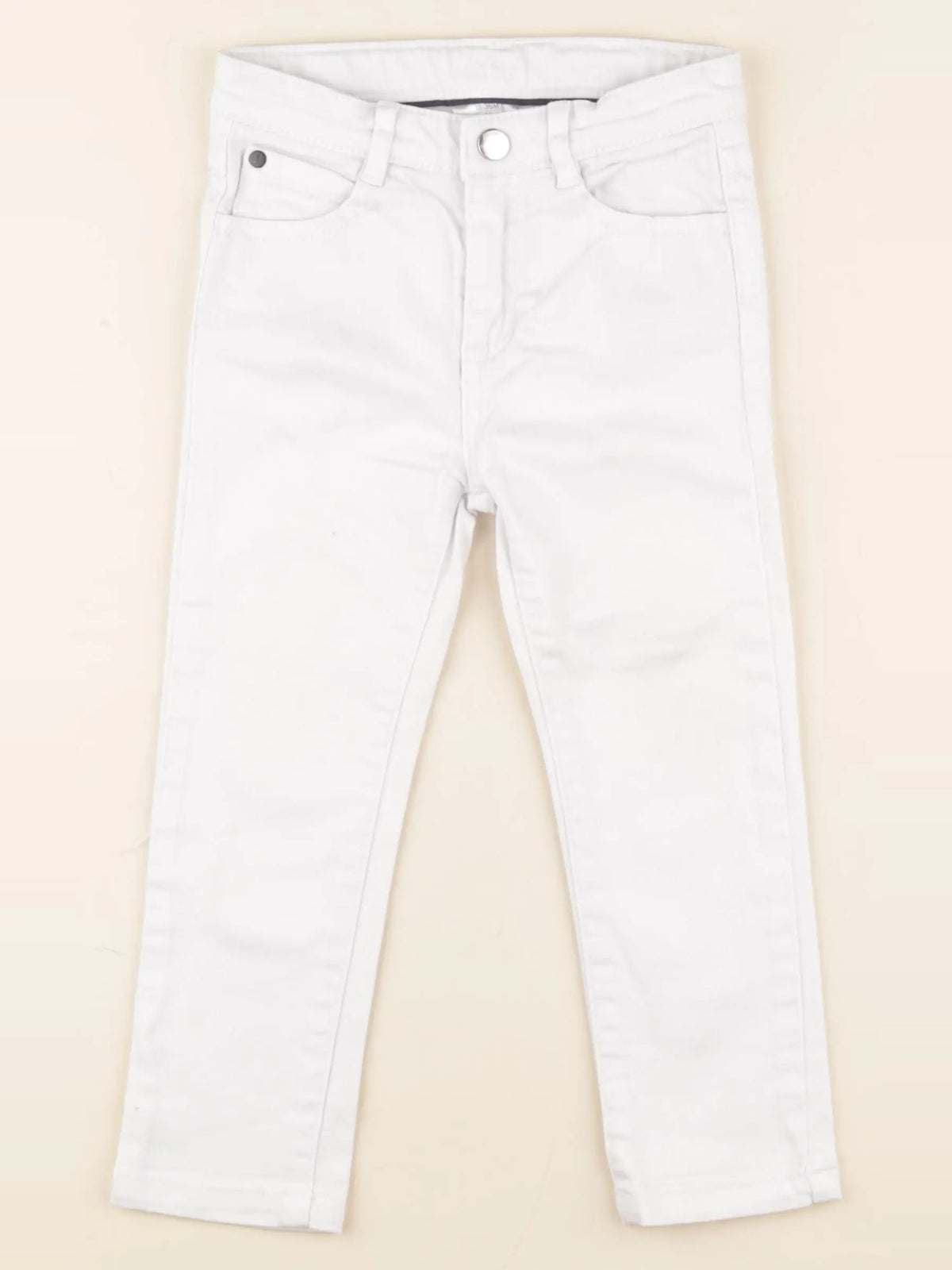 Jacadi - jean blanc - 36 mois