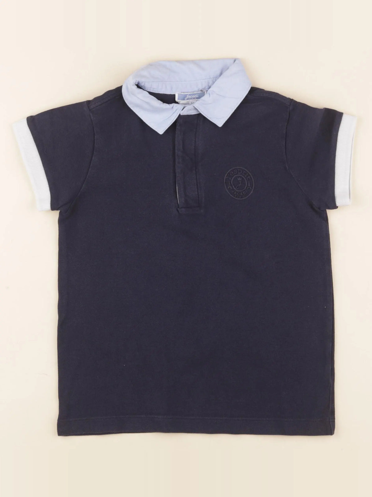 Jacadi - polo bleu - 6 ans
