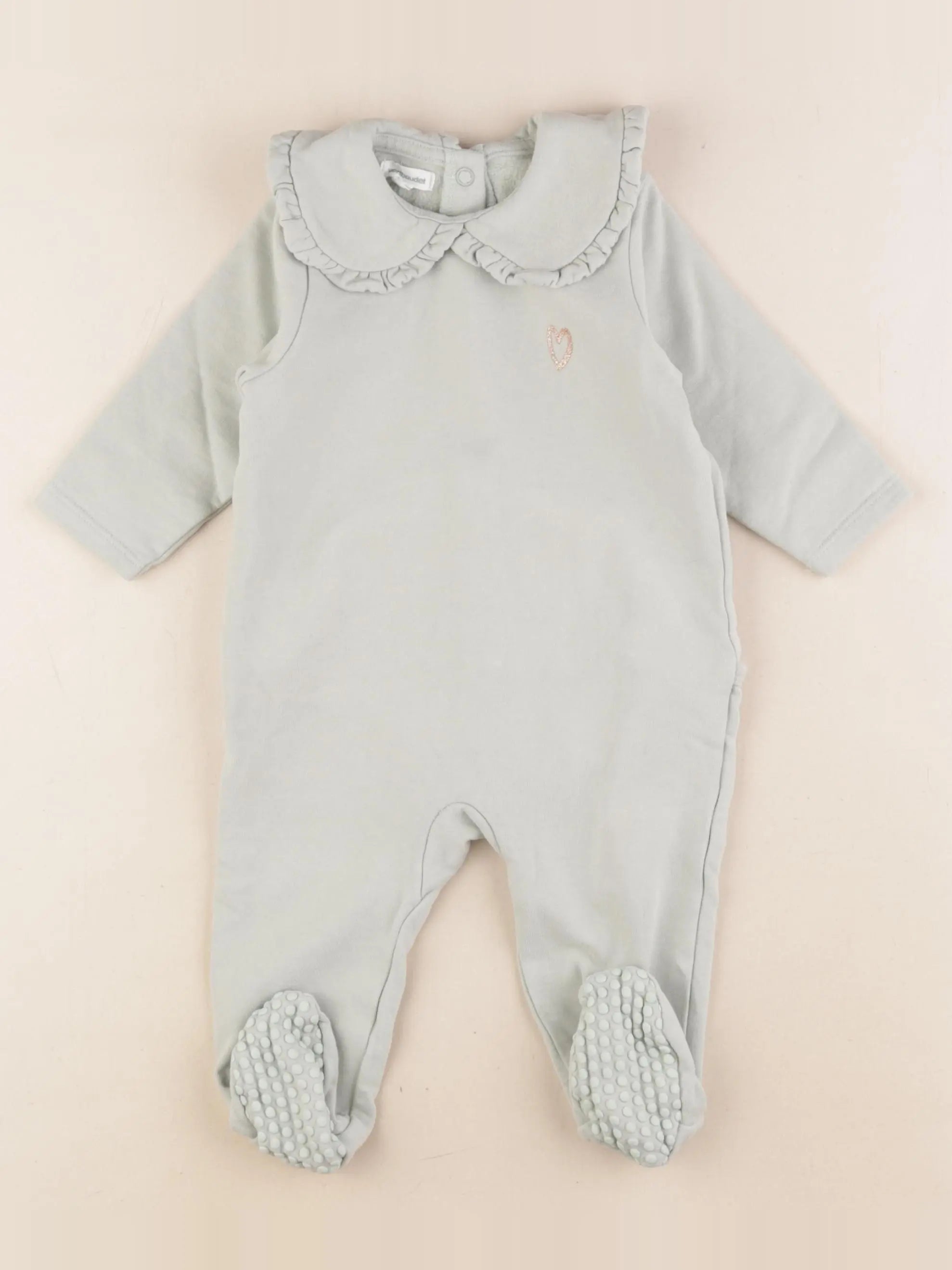 Vertbaudet - pyjama vert - 9 mois