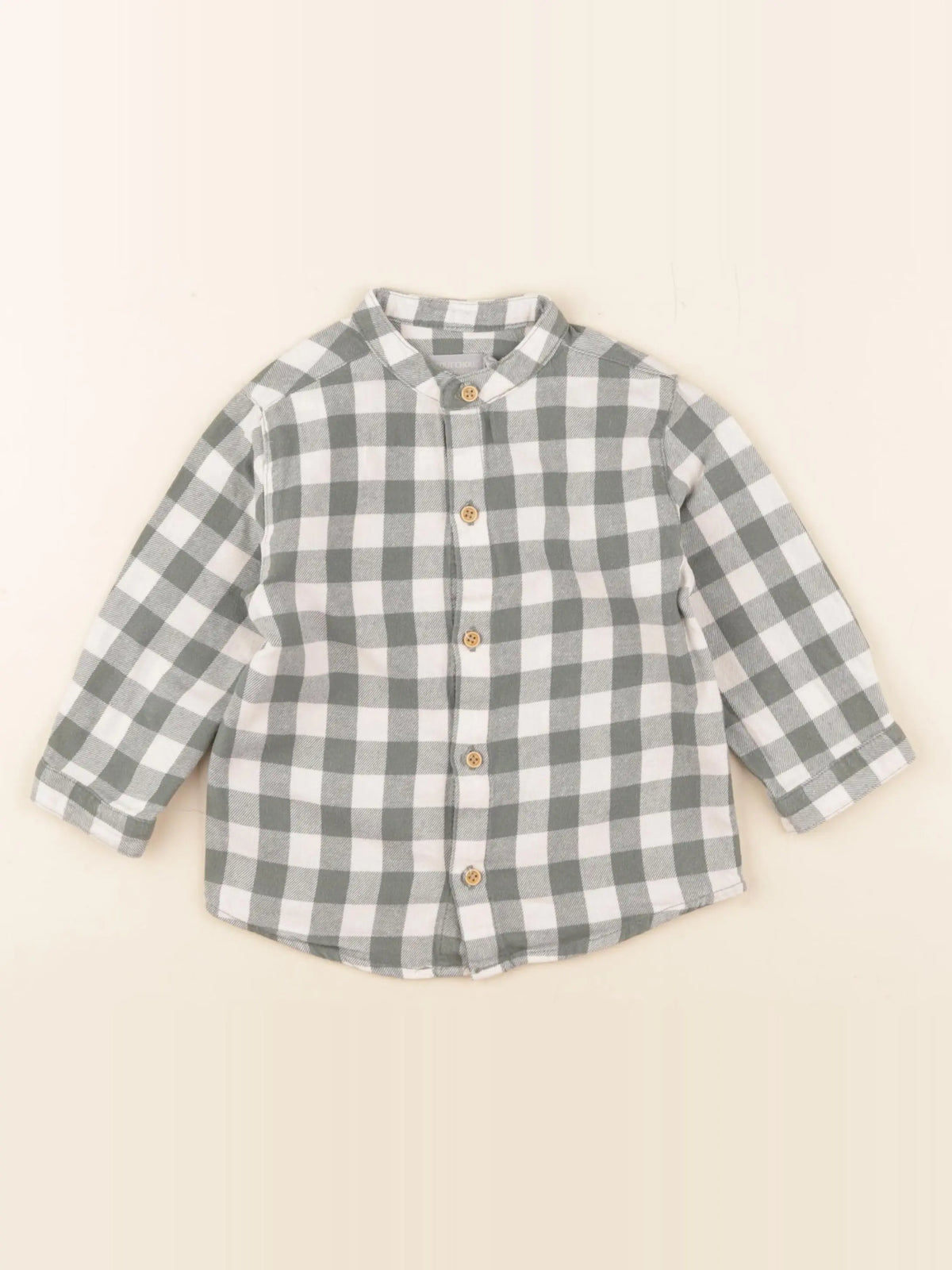Boutchou - chemise vert - 18 mois