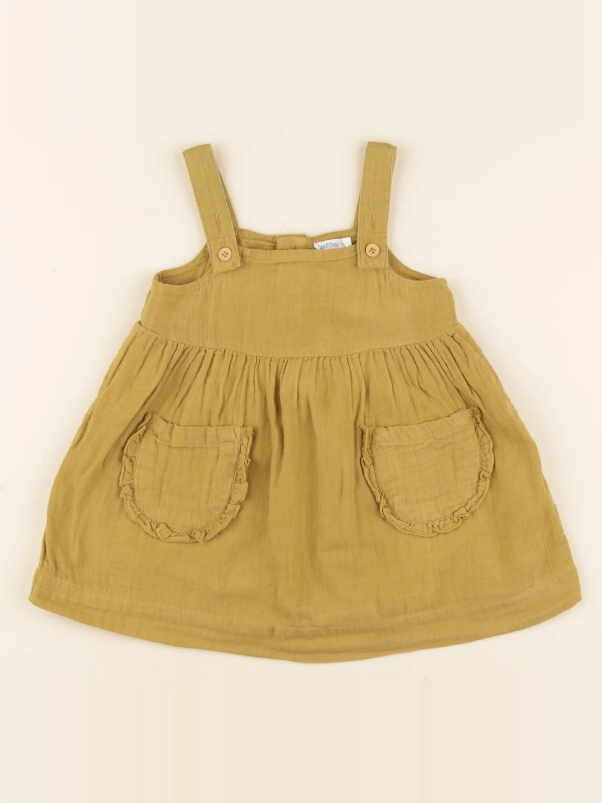 Boutchou - robe vert - 12 mois