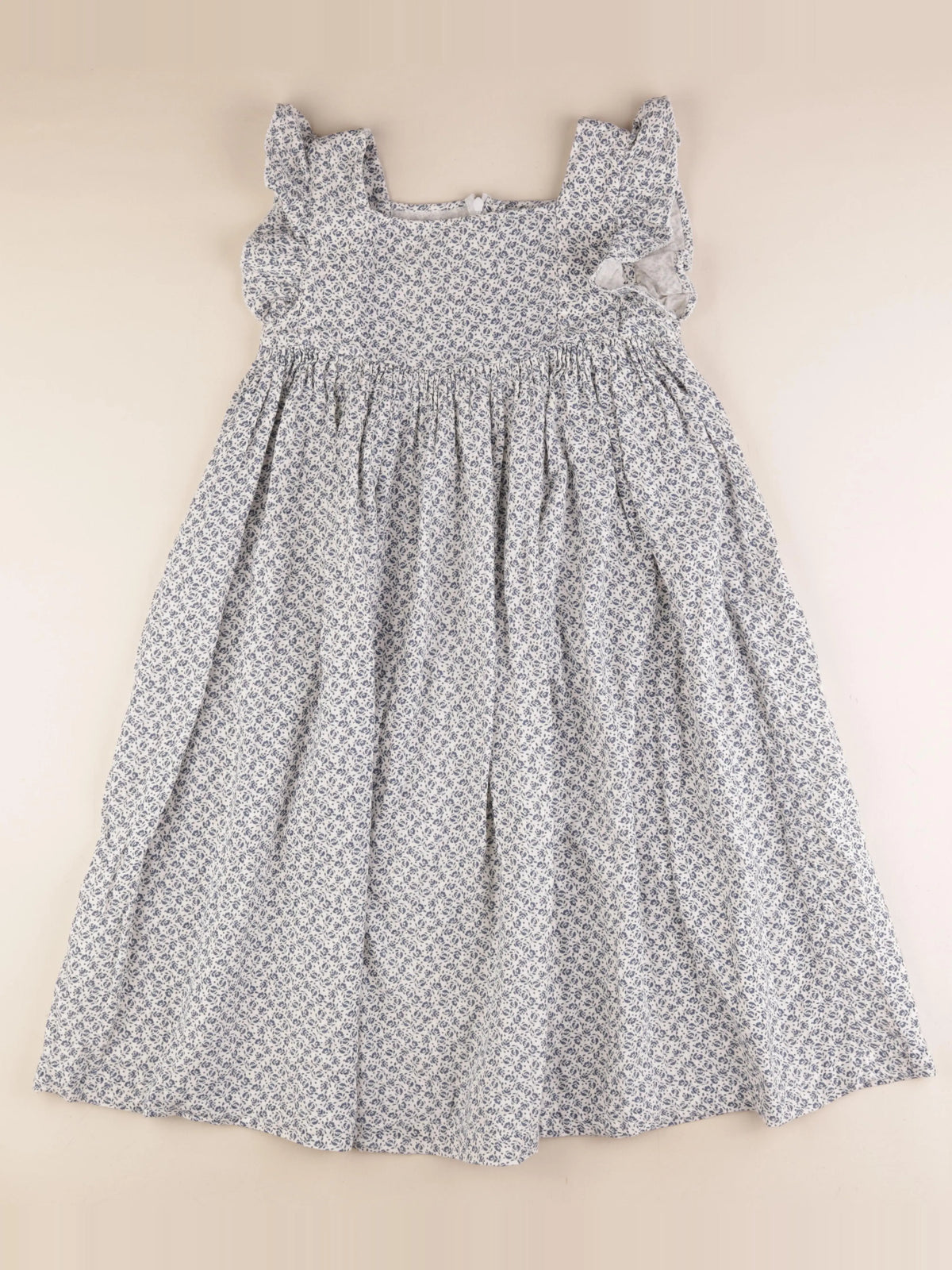 Petit Bateau - robe blanc, bleu - 12 ans