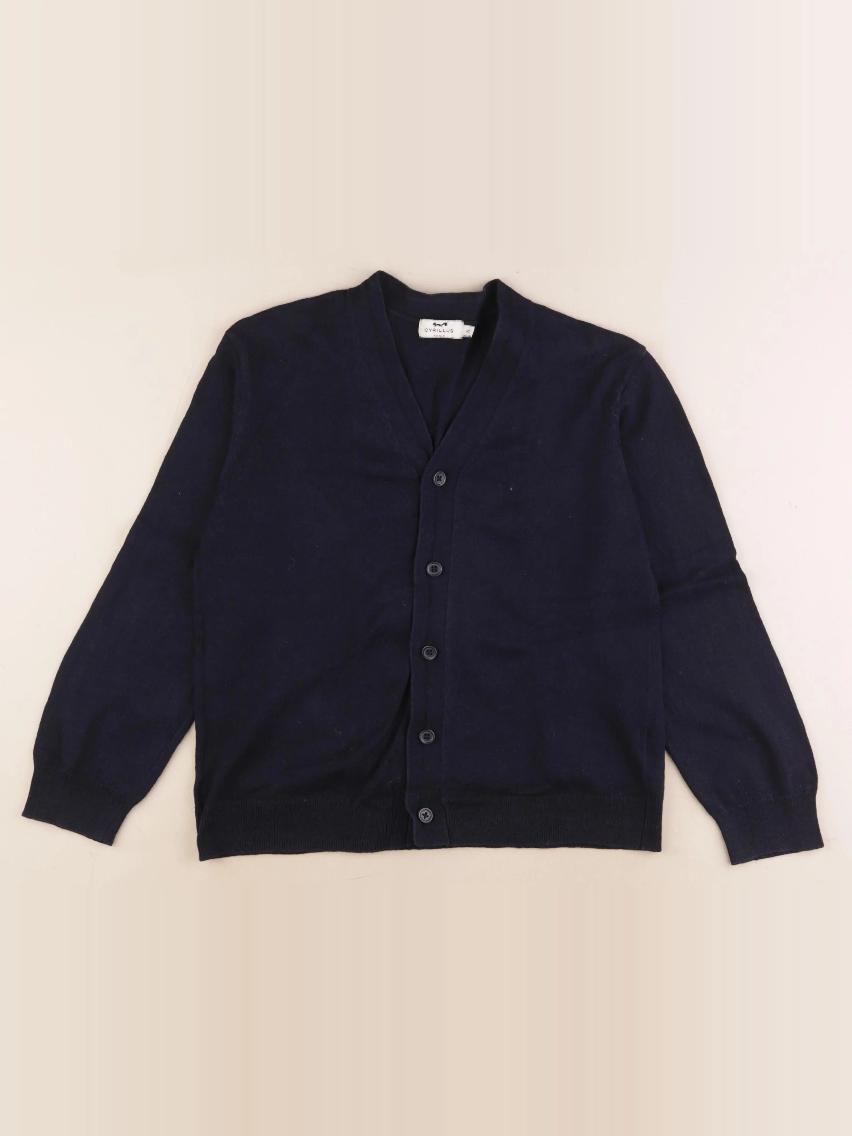 Petit Bateau - gilet bleu - 10 ans