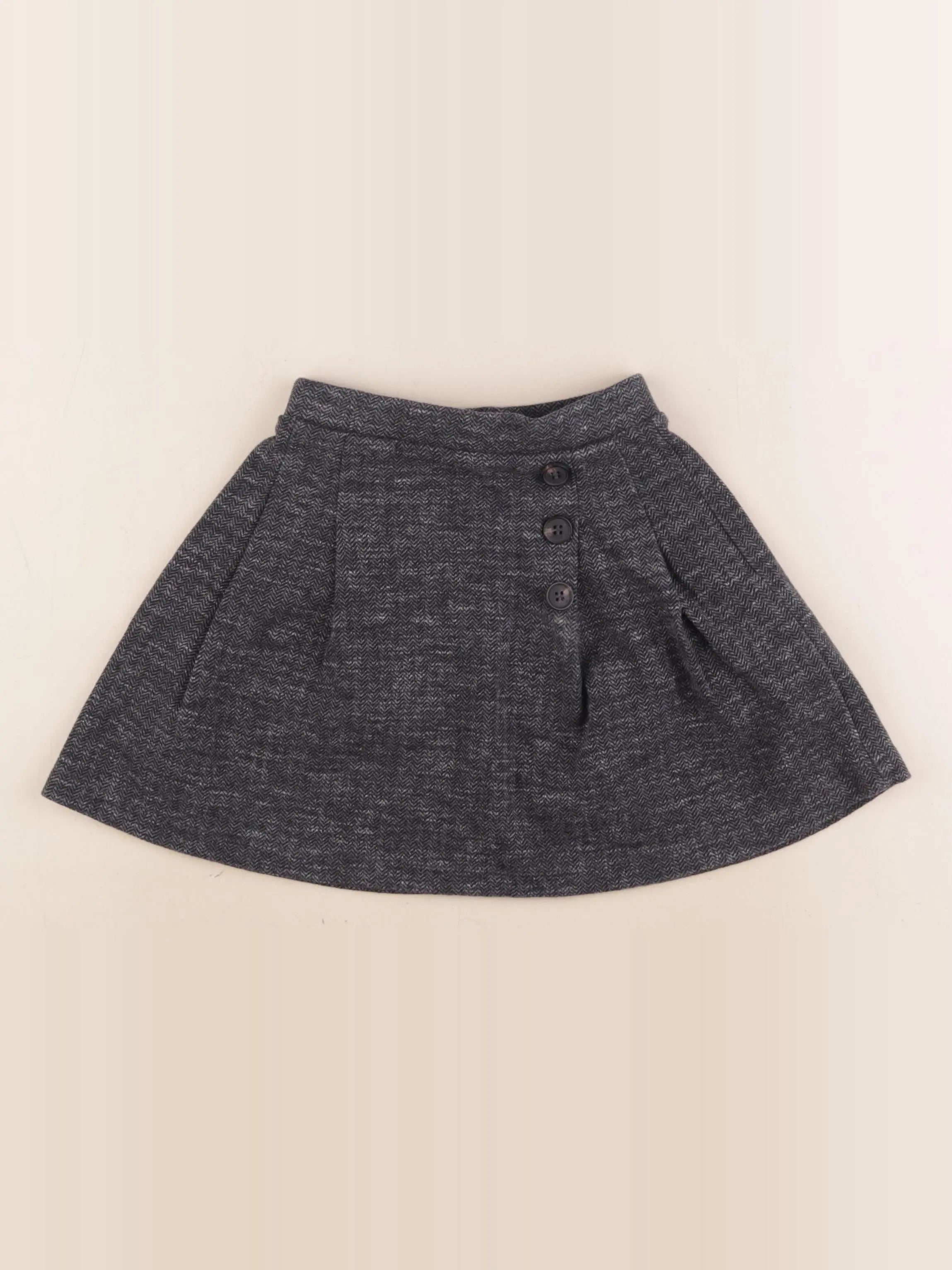 Zara - jupe gris - 7 ans