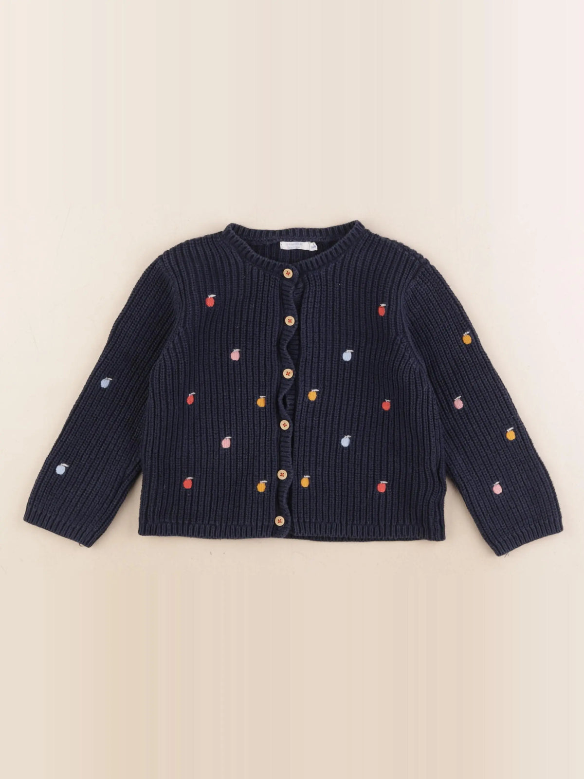Boutchou - gilet bleu - 36 mois