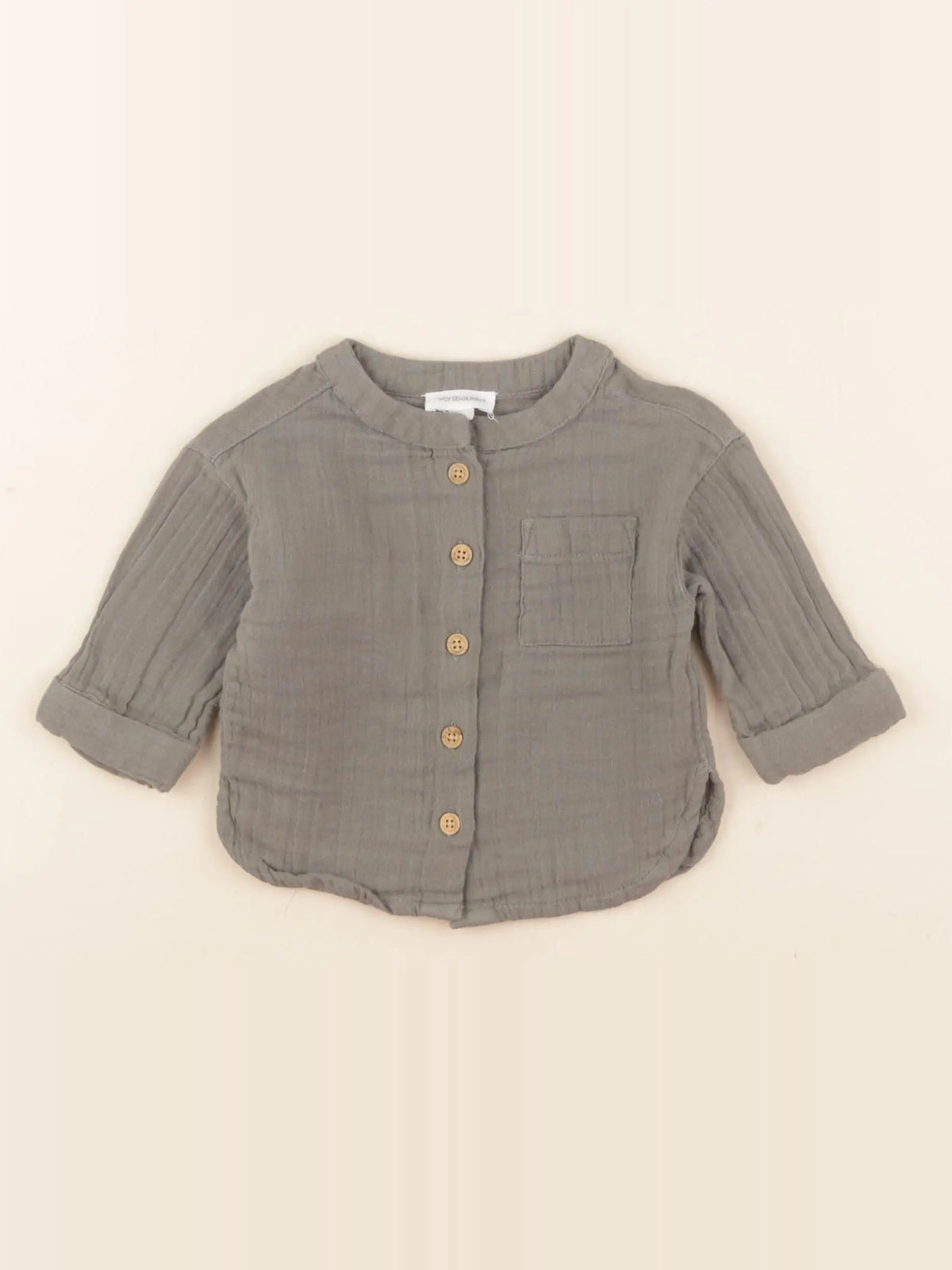 Vertbaudet - chemise vert - 3 mois
