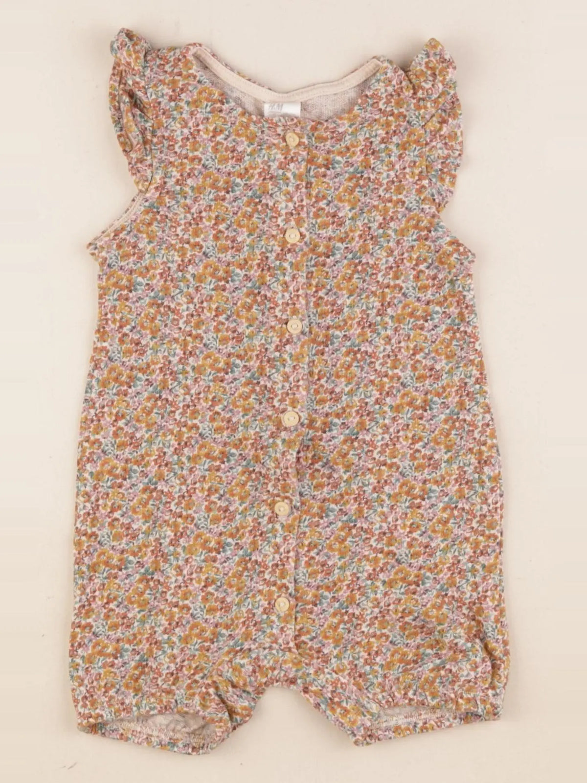 H&M - combinaison multicolore - 4/6 mois