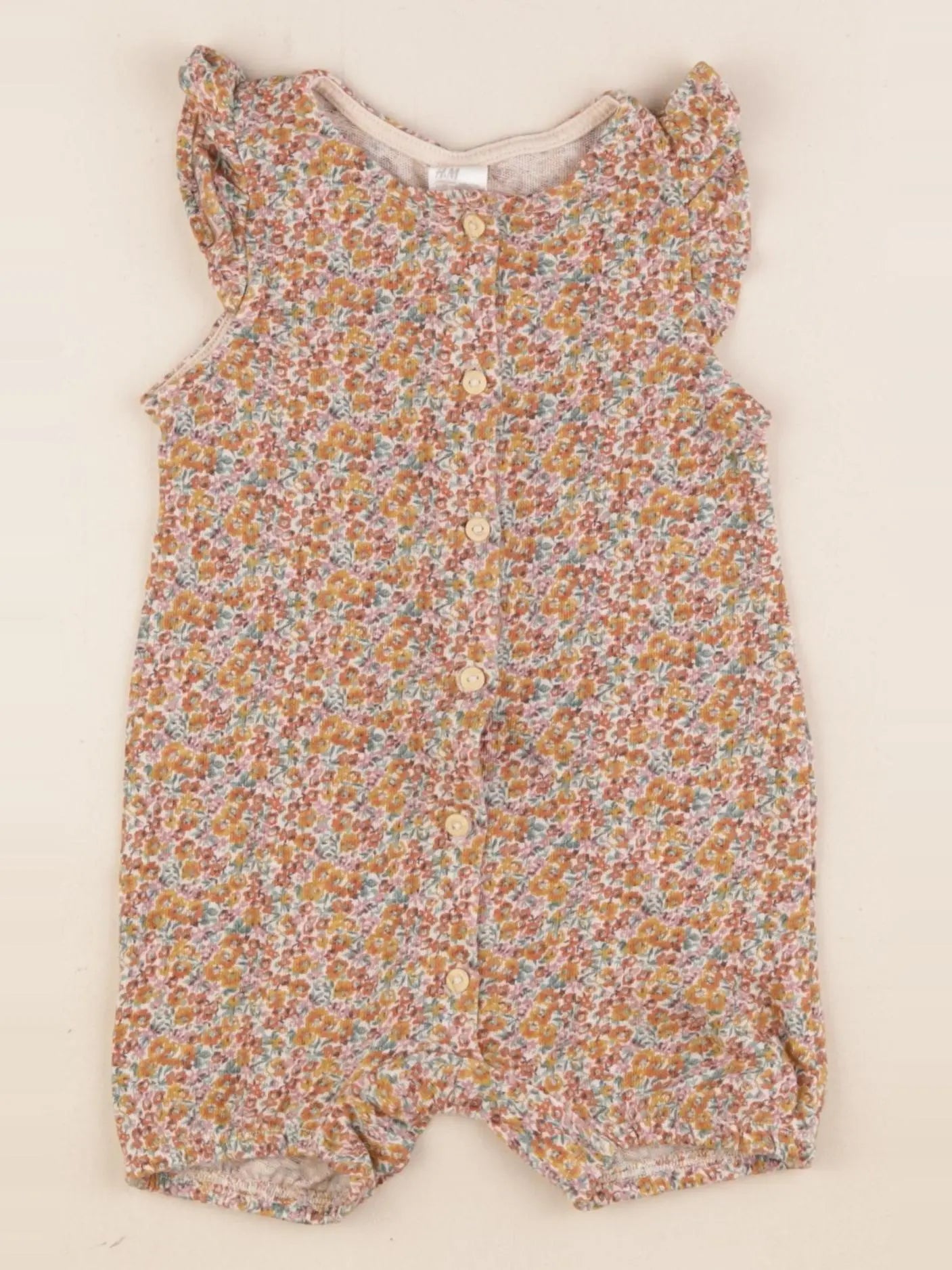 H&M - combinaison multicolore - 4/6 mois